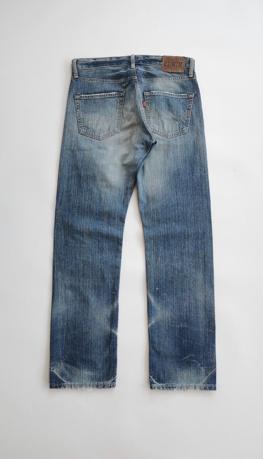 Edwin Vintage Edwin Extra Extreme Repaired Patchwork Denim Jeans Size US 32 / EU 48 - 10 Thumbnail