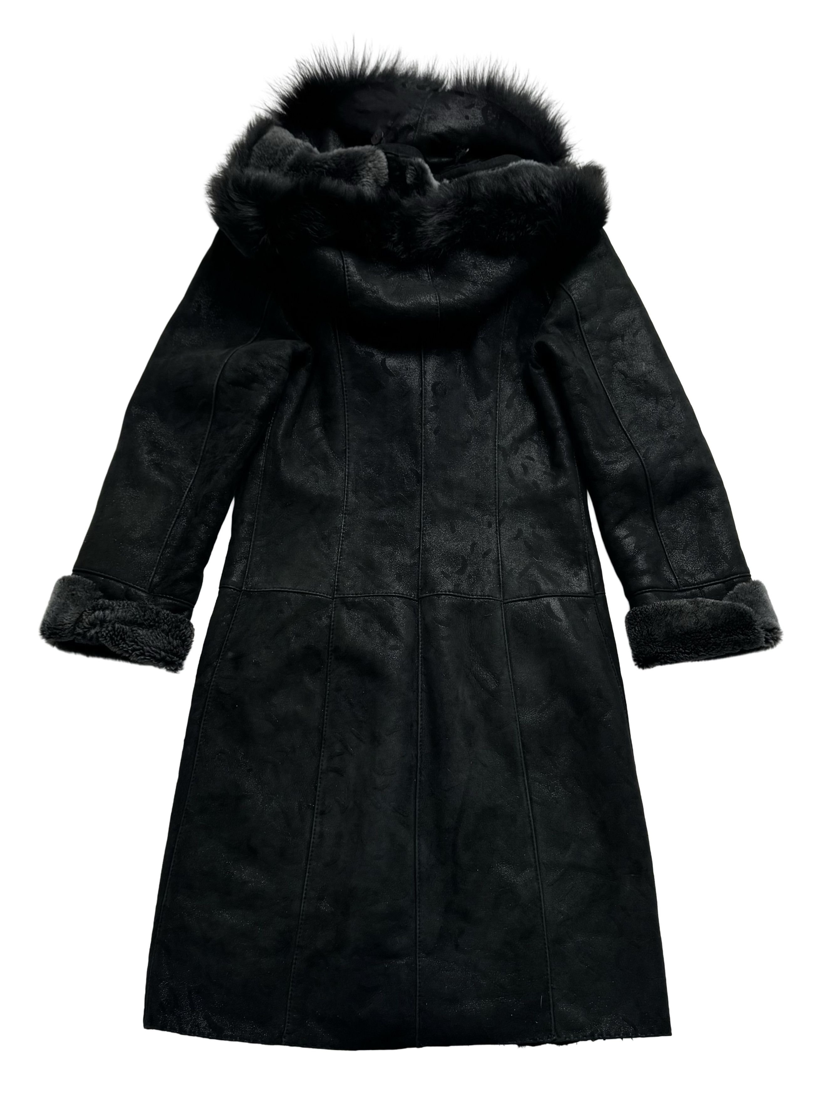 Vintage Vintage Real Sheepskin Hooded Coat Size S / US 4 / IT 40 - 13 Thumbnail