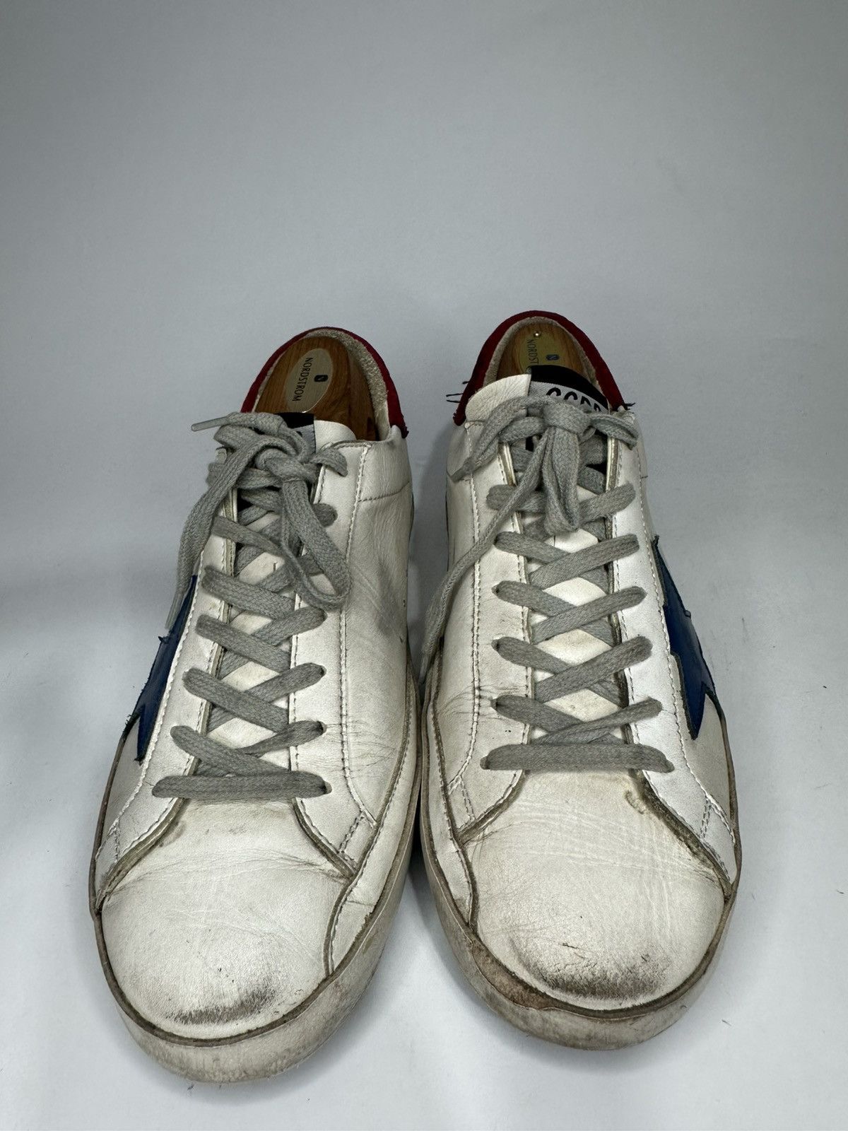 Golden Goose Golden Goose Superstar Blue Star Leather Sneakers Size US 8 / EU 41 - 5 Thumbnail