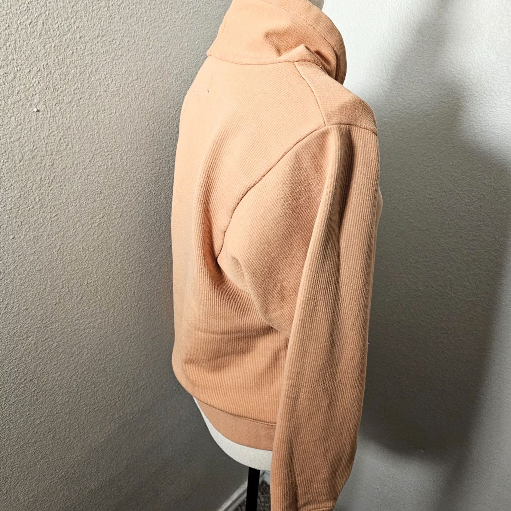 Madewell VINTAGE Madewell MWL Ribbed Funnelneck Athleisure Sweatshirt XS Tan Brown Dolman Sleeve Women's Pullover Regular Size XS Cardigan/ Sweater? Size XS / US 0-2 / IT 36-38 - 4 Thumbnail