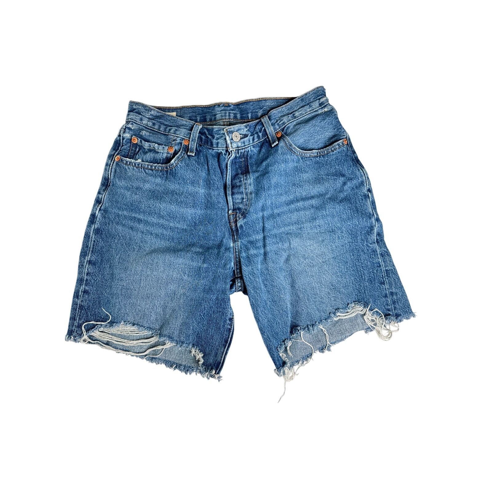 Levi's Levi’s Premium 501 90’s Cut-Off Shorts – Women’s Size 27 Size 27" / US 4 / IT 40 - 1 Thumbnail