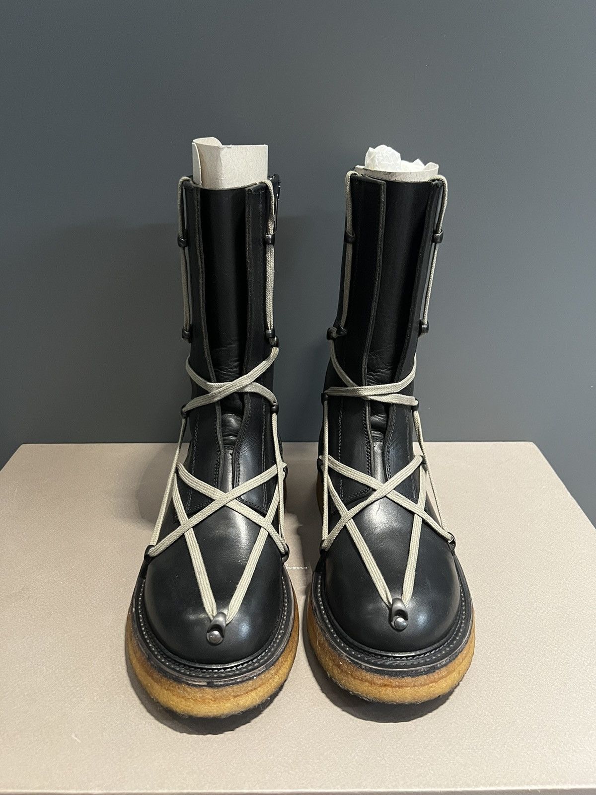 Rick Owens Rick Owens FW17 Glitter Pentagram Creeper boots sz39.5 Size US 6.5 / EU 39-40 - 3 Thumbnail