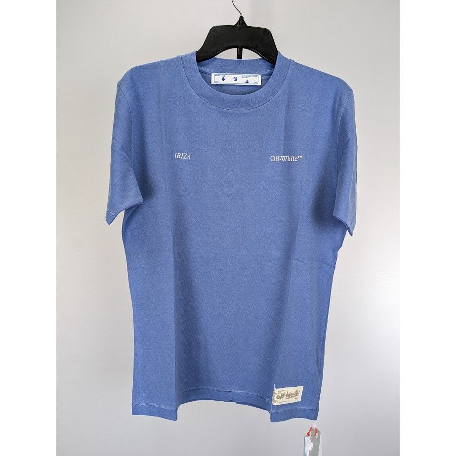 Off-White o1rshd1 SMR-Ibiza T-Shirt in Blue White Size US S / EU 44-46 / 1 - 3 Thumbnail