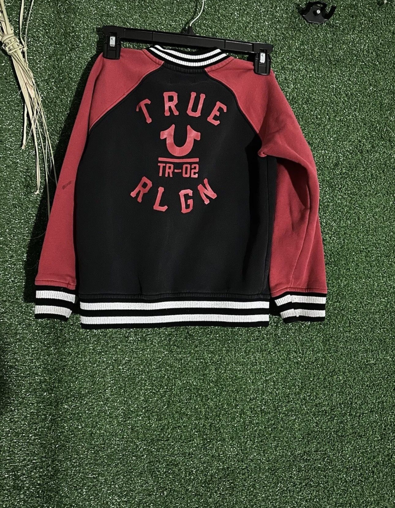True Religion × Vintage True Religion Boys Varsity Sweater Size US XXS / EU 40 - 2 Thumbnail
