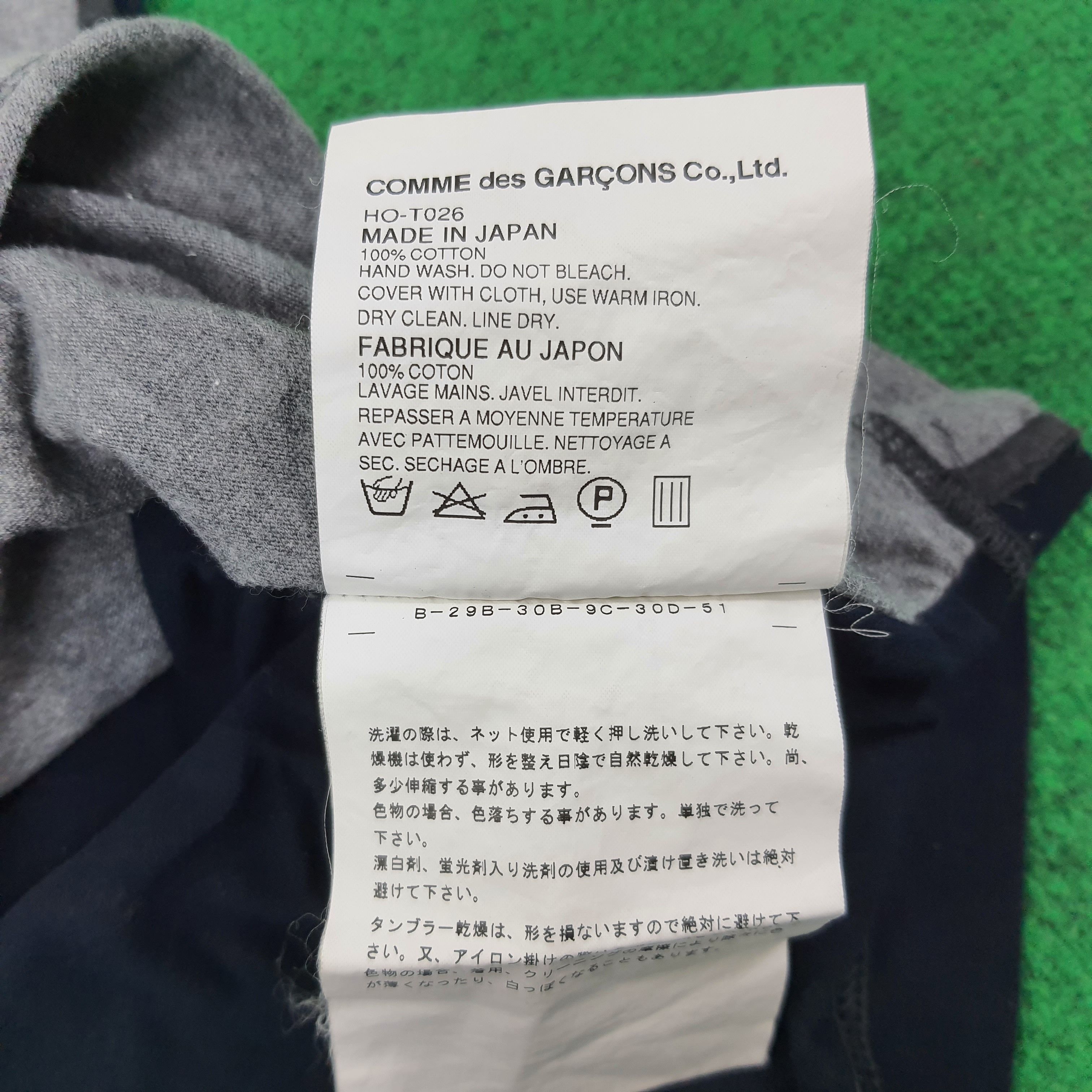 Comme des Garcons Vintage Comme Des Garcons Japan Designer Tshirt C239N63 Size US M / EU 48-50 / 2 - 5 Thumbnail