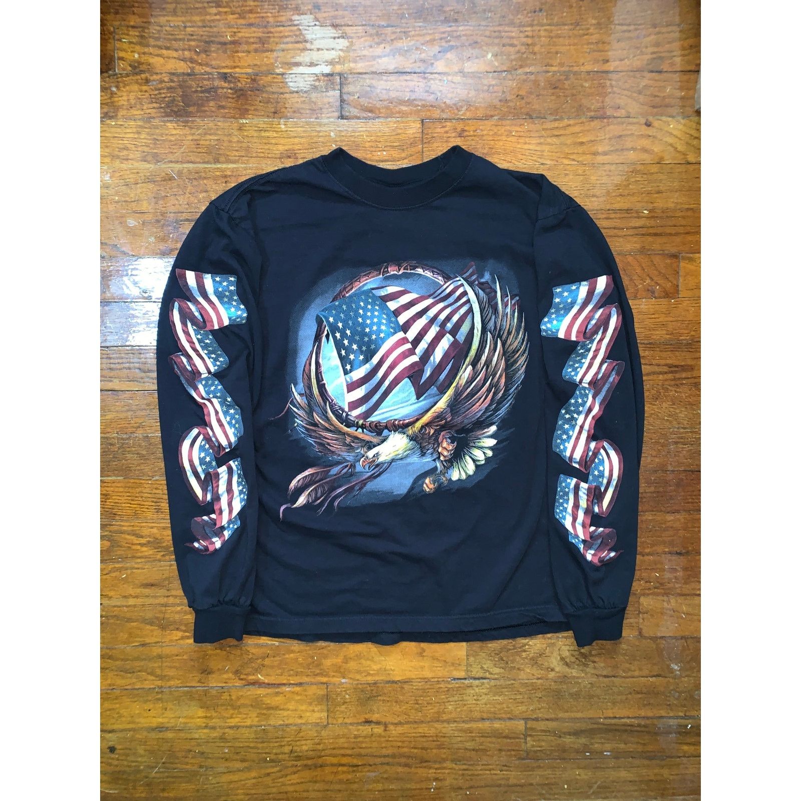 Other Hot Leathers American Eagle Graphic Long Sleeve Shirt Mens M Size US M / EU 48-50 / 2 - 1 Thumbnail