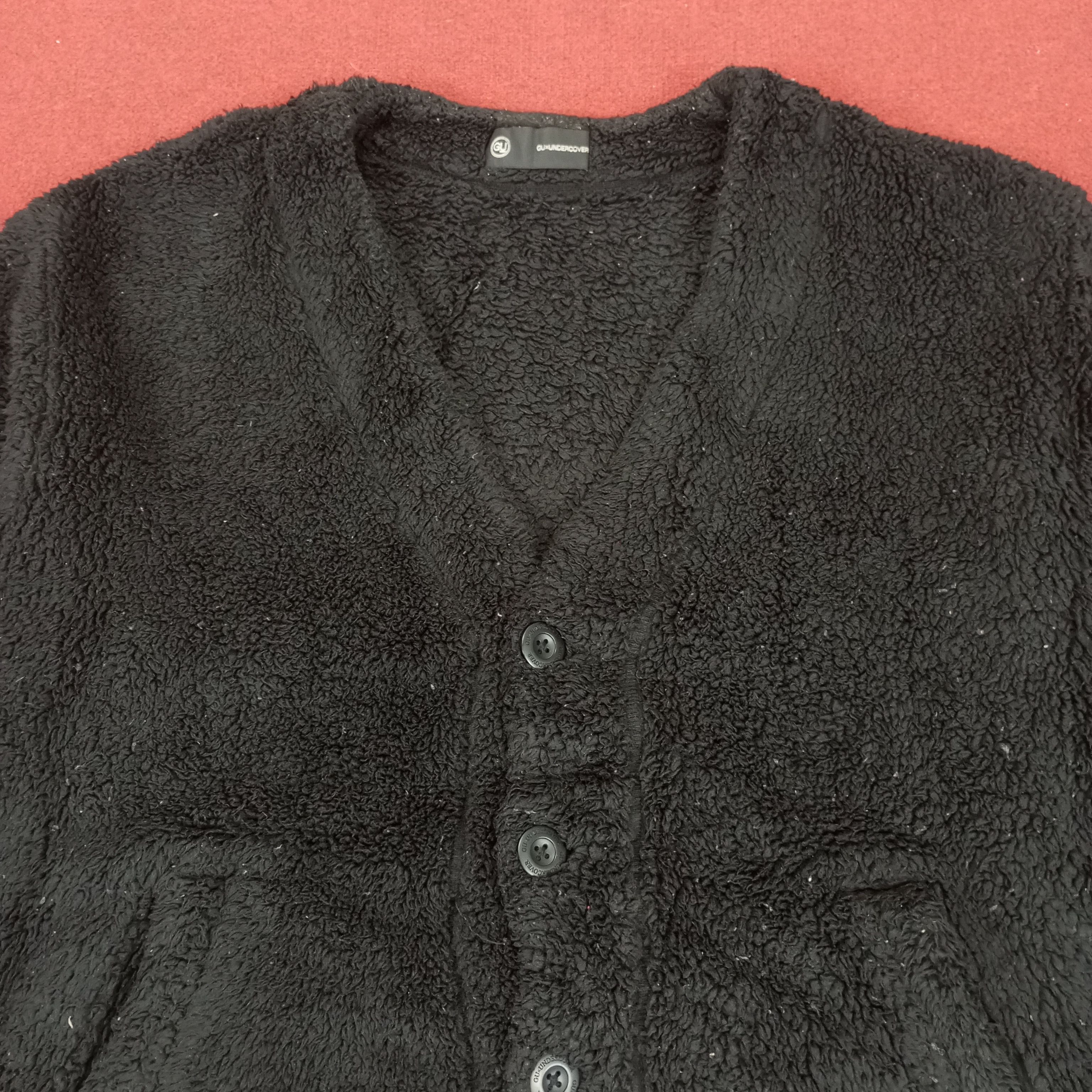 GU × Undercover GU X Undercover Japanese Brand Custom Art Fleece Jacket Size US XL / EU 56 / 4 - 4 Thumbnail