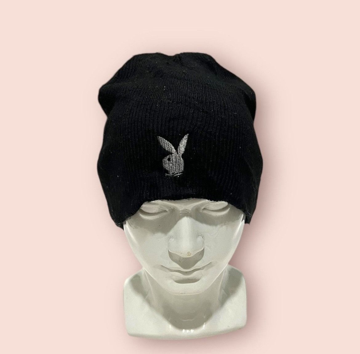 Playboy VINTAGE EMBROIDERED SMALL BUNNY LOGO PLAYBOY BEANIE Size ONE SIZE - 1 Thumbnail