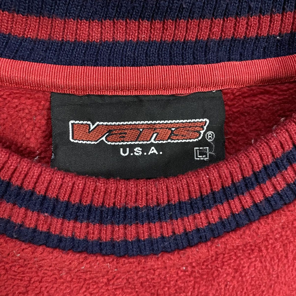 Vans × Vintage Vintage 90s Vans Big logo fleece sweat Size US L / EU 52-54 / 3 - 8 Thumbnail