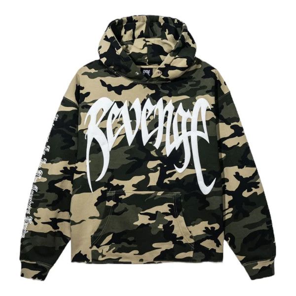 image of Revenge Xxxtentacion Kill Hoodie Camo, Men's (Size XL)