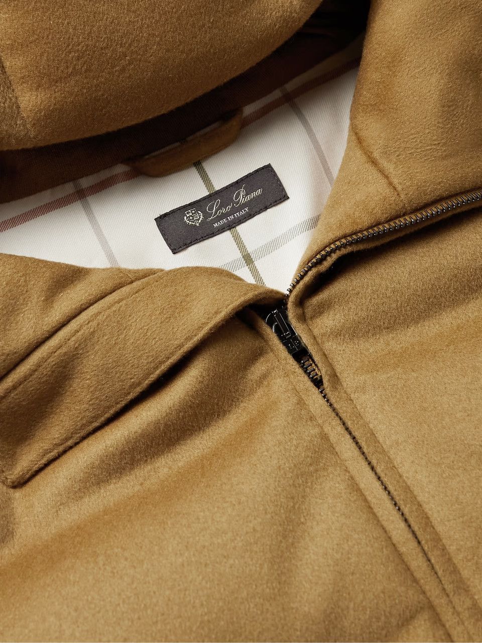 Loro Piana o1w1db10724 Cashmere Hooded Down Gilet in Brown Size US XXL / EU 58 / 5 - 5 Thumbnail