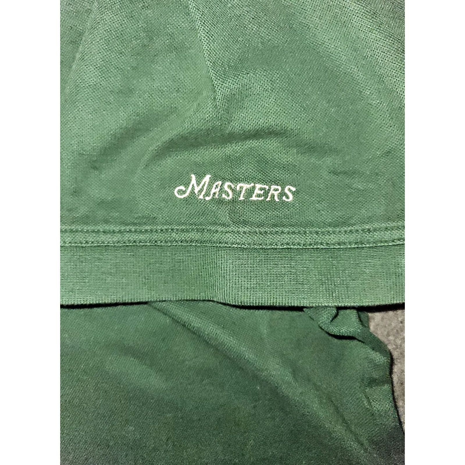 Vintage VINTAGE Master Polo Shirt Men XL Green Cotton 60s Two-Ply Short Sleeve Solid Classic Sports Dad Size US XL / EU 56 / 4 - 5 Thumbnail