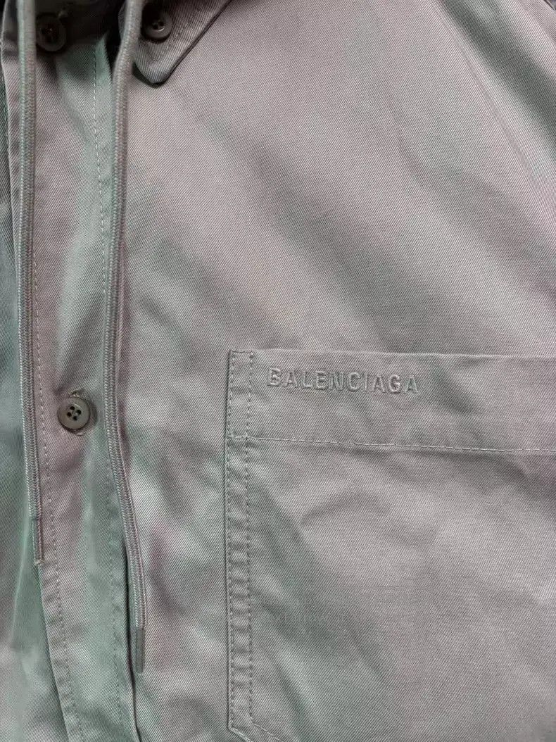 Balenciaga Balenciaga Twill Hooded Long Sleeve Parka Size US S / EU 44-46 / 1 - 6 Thumbnail