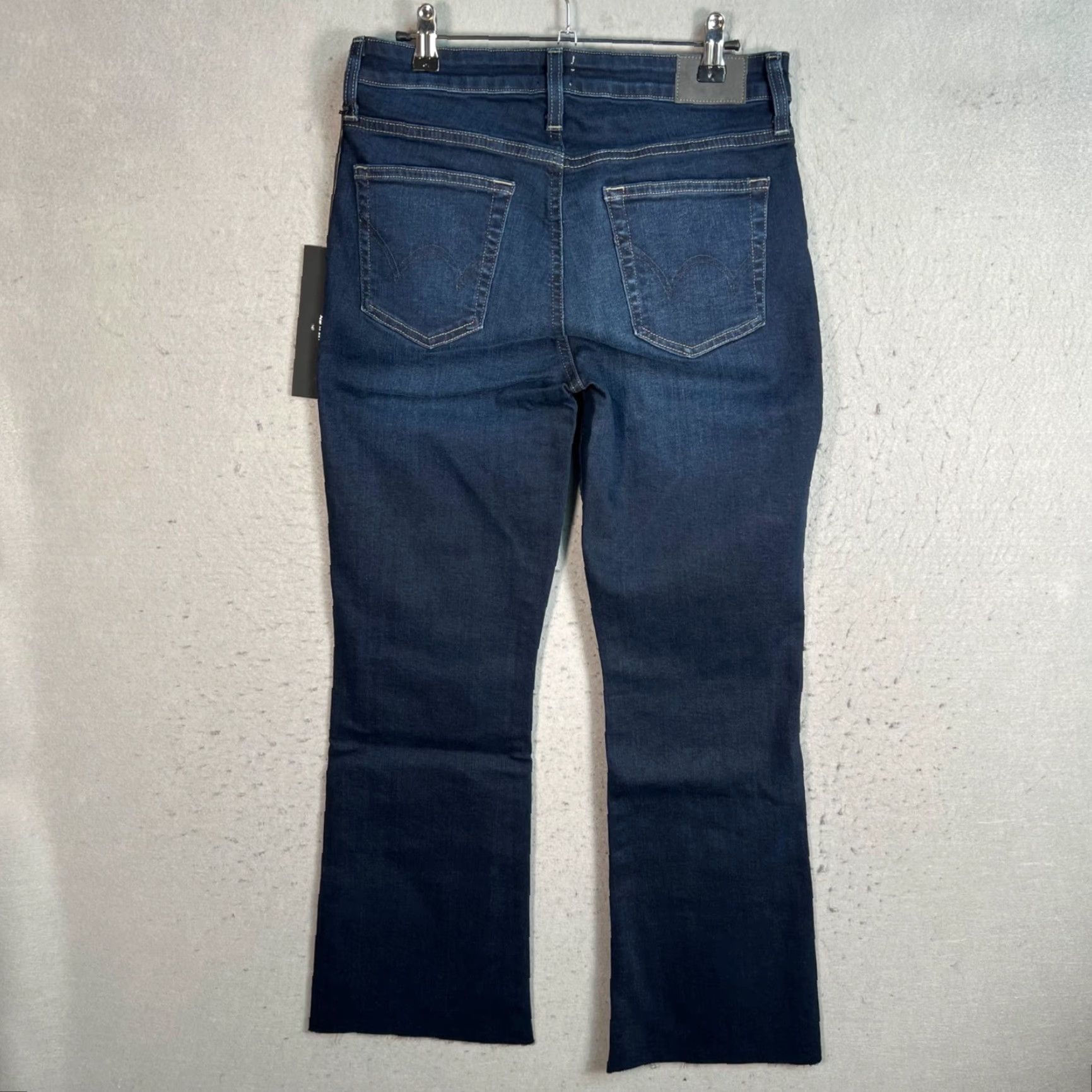 Edwin Edwin Womens Jeans Bootcut Denim 28 Size Dark Wash Raw Hem Cotton Blend Size 28" / US 6 / IT 42 - 2 Thumbnail
