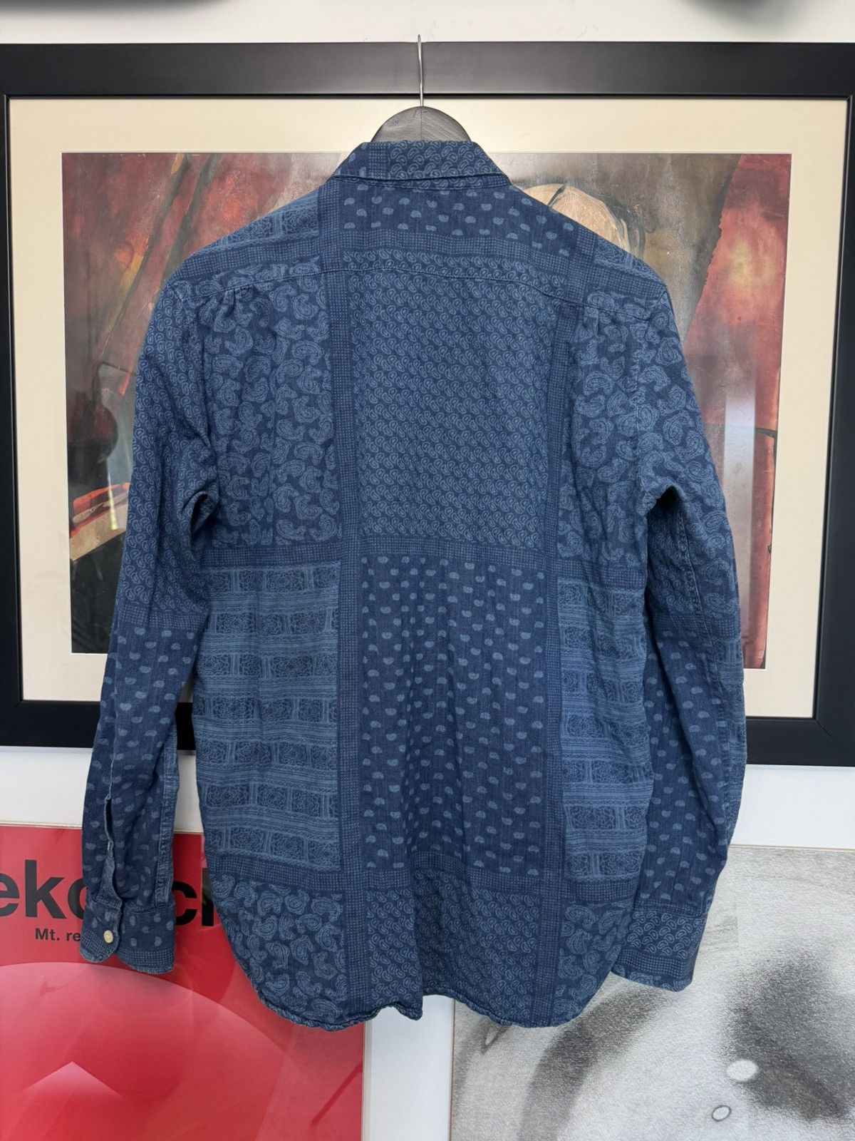 Our Legacy Our Legacy Button Up Shirt Indigo Paisley Casual Luxury rare Size US M / EU 48-50 / 2 - 2 Thumbnail