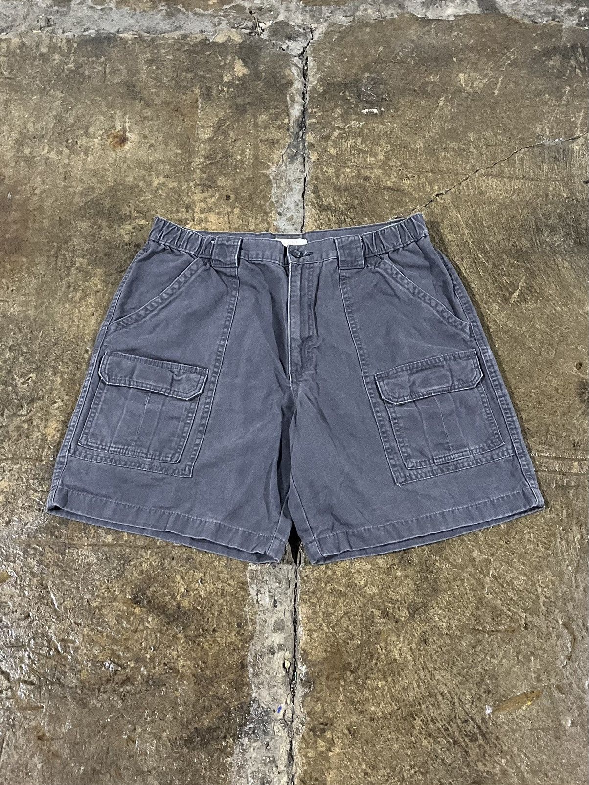 Carhartt × Vintage Crazy Carhartt Style Utility Workwear Essential Cargo Shorts Size US 33 - 1 Thumbnail