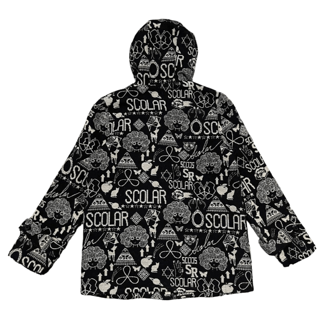 Japanese Brand Vintage Scolar Japanese Wool Coat All Overprint Jacket Size US M / EU 48-50 / 2 - 14 Thumbnail