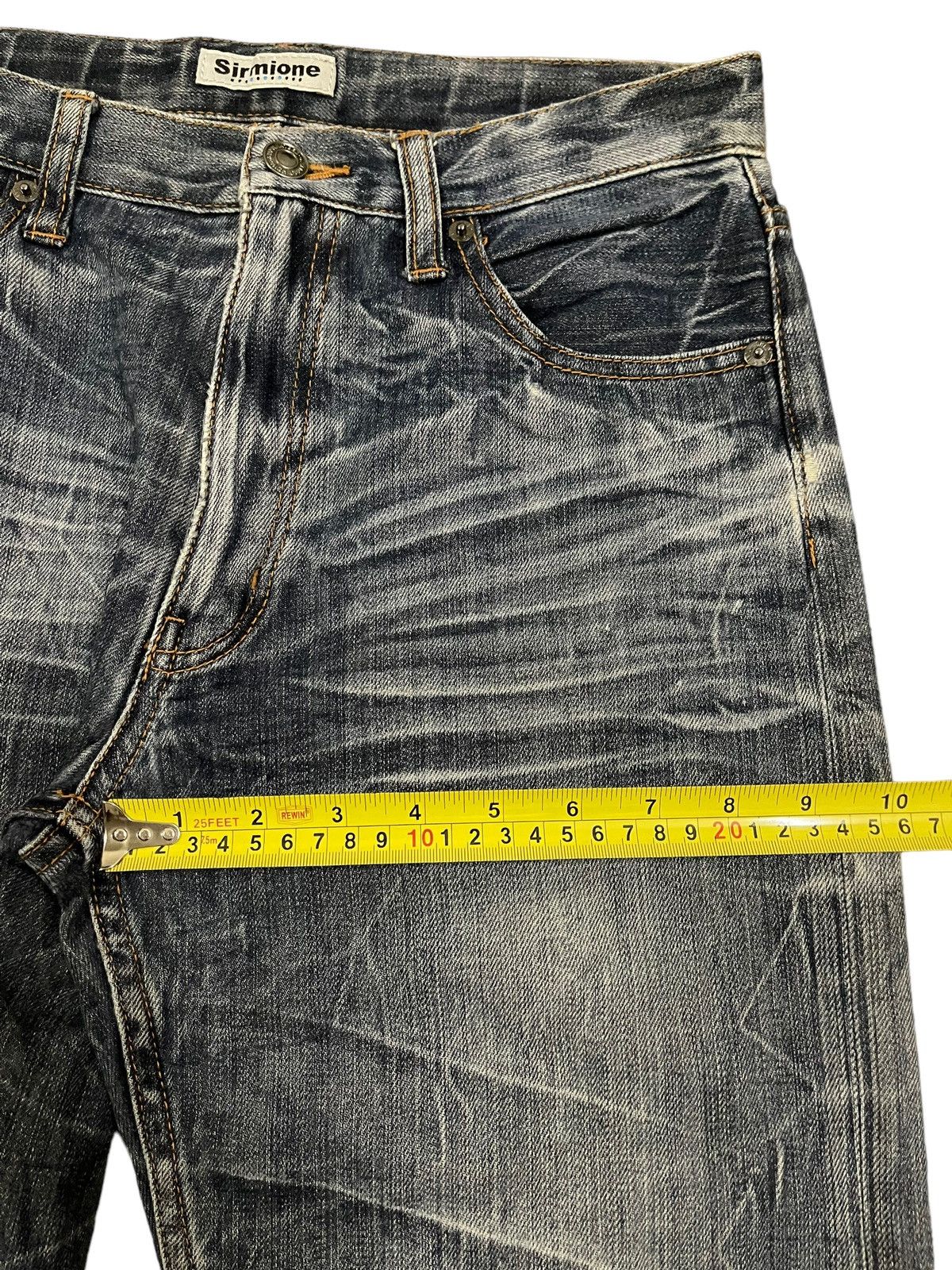 14th Addiction Vintage Japanese Brand Blue Wash Style Baggy Jeans Size US 29 - 12 Thumbnail