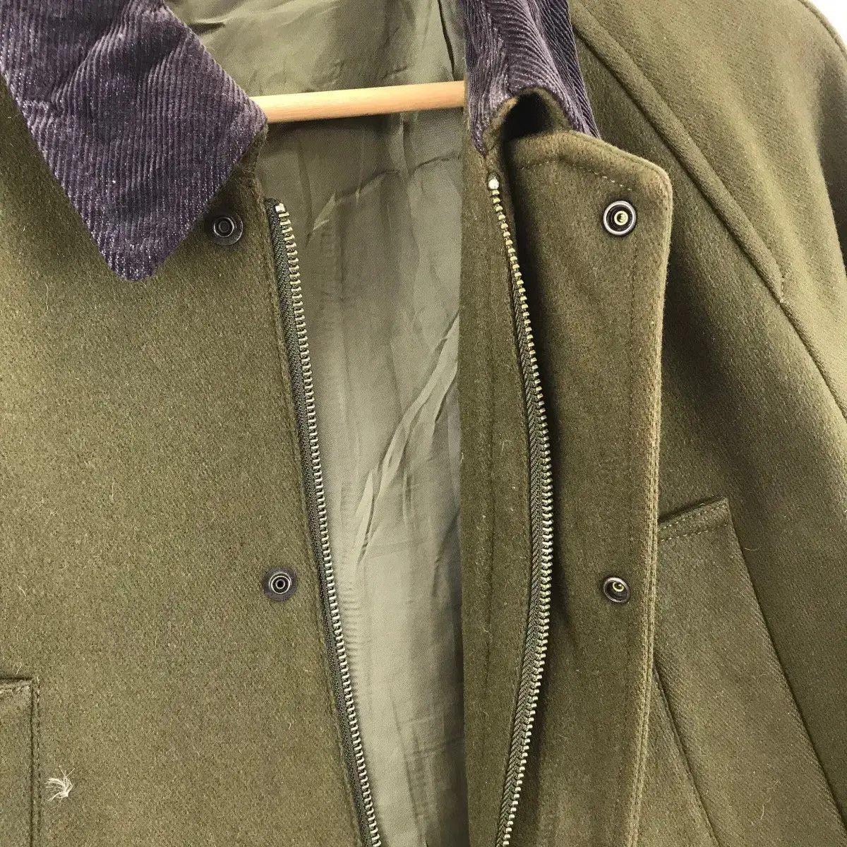 Vintage AND A Japanese Brand Snap Button Wool Khaki Coat Size US S / EU 44-46 / 1 - 6 Thumbnail