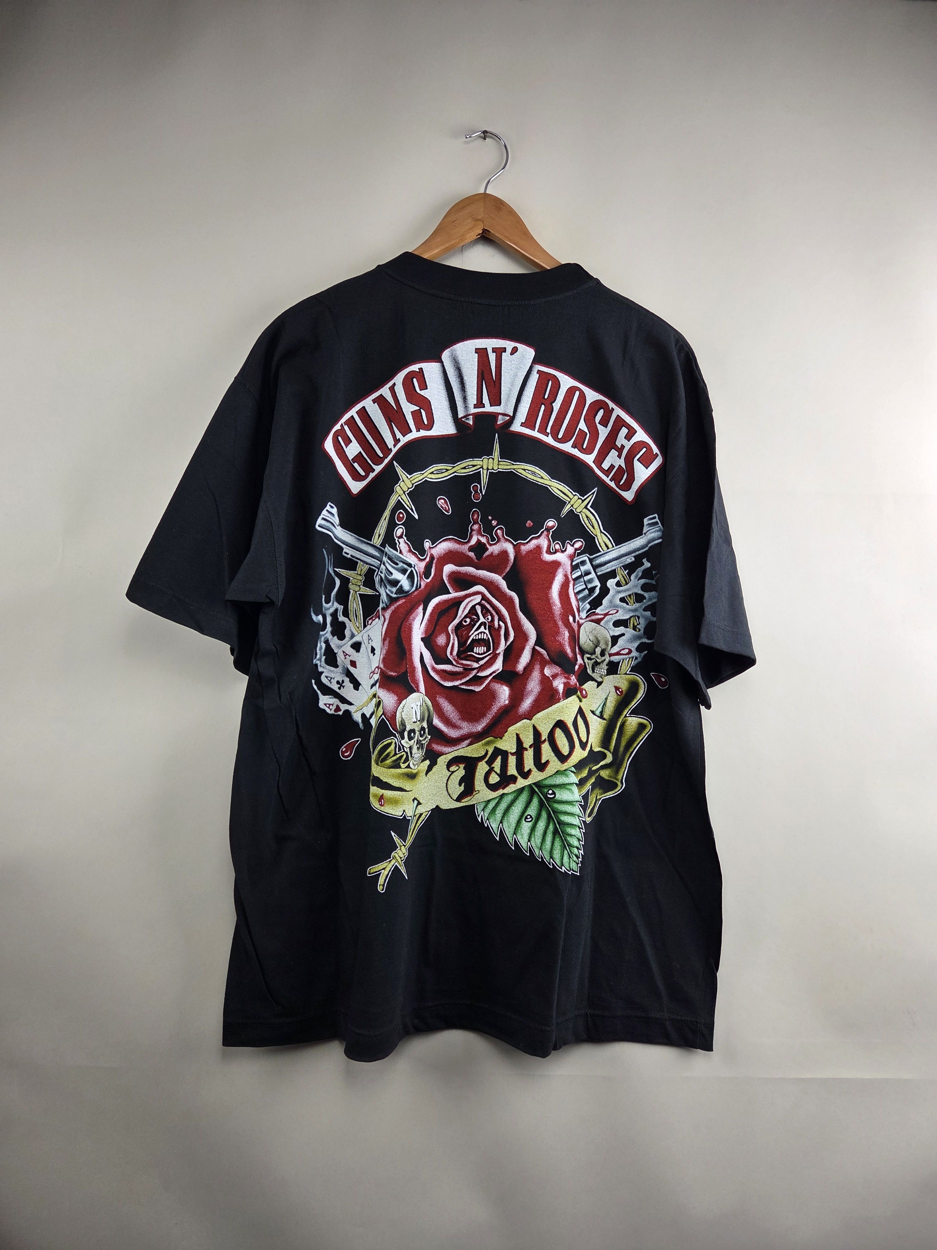 Band Tees × Guns N' Roses × Vintage 90s Guns N Roses Axl Jocker Tattoo XL 24" 30" Size US XL / EU 56 / 4 - 4 Thumbnail