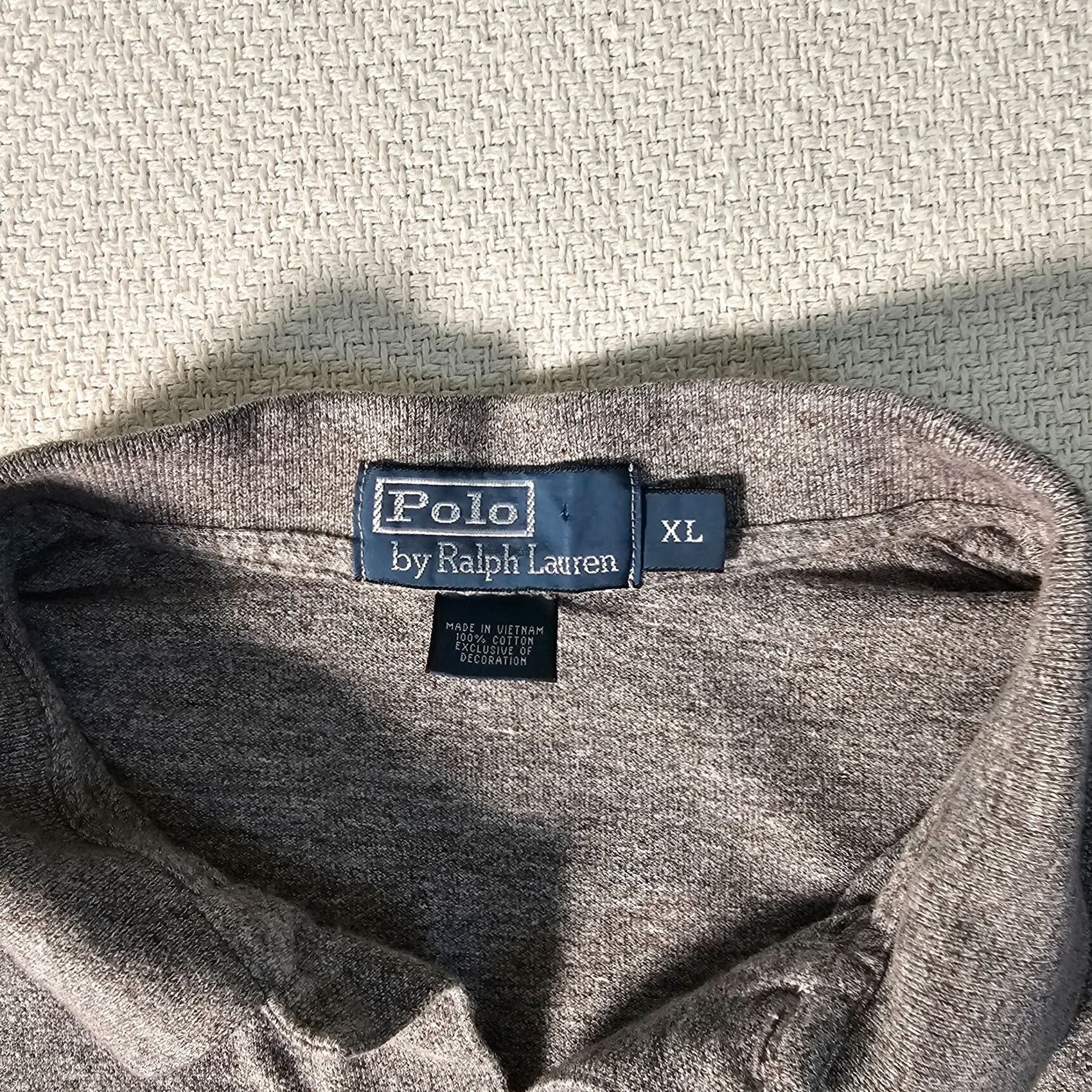 Polo Ralph Lauren Polo by Ralph Lauren Polo Men's Gray Short Sleeve Cotton Casual Shirt XL Logo Pony Embroidered Button Up Polo Shirt Size US XL / EU 56 / 4 - 2 Thumbnail