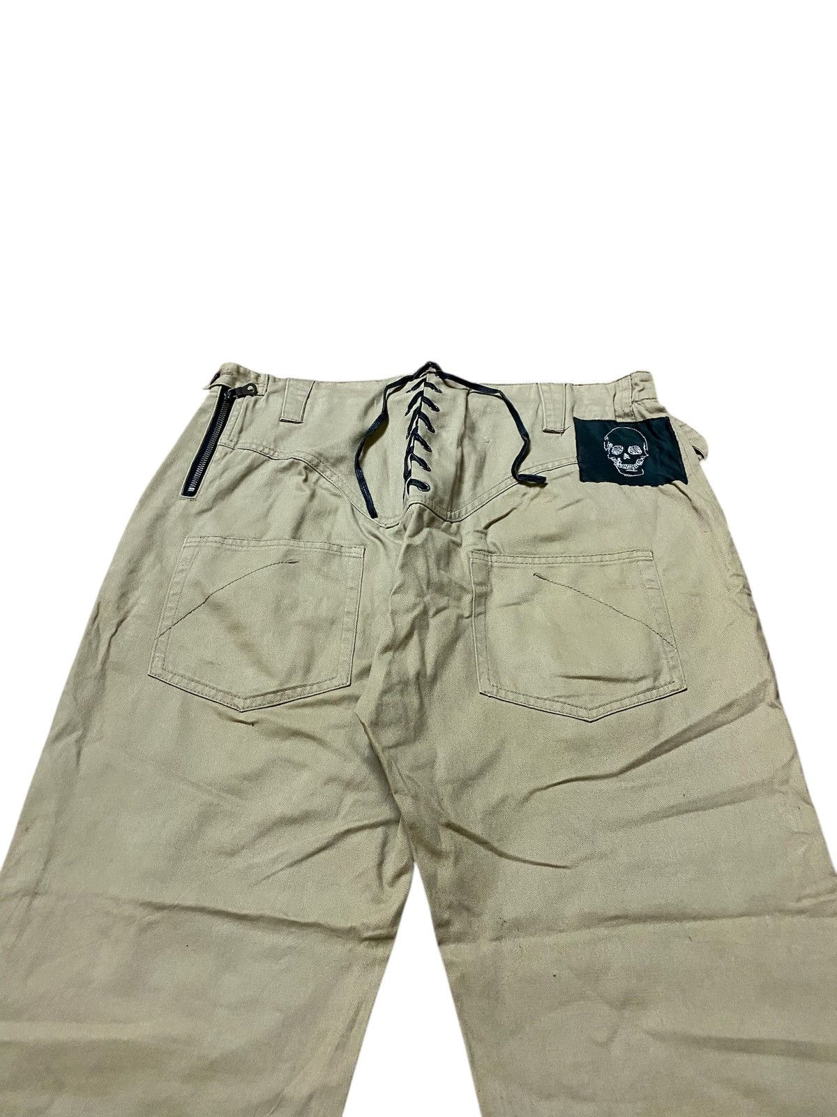 Japanese Brand × PPFM Vintage y2k PPFM Cotton Baggy Wide Leg Pants Streetwear Size US 32 / EU 48 - 7 Thumbnail