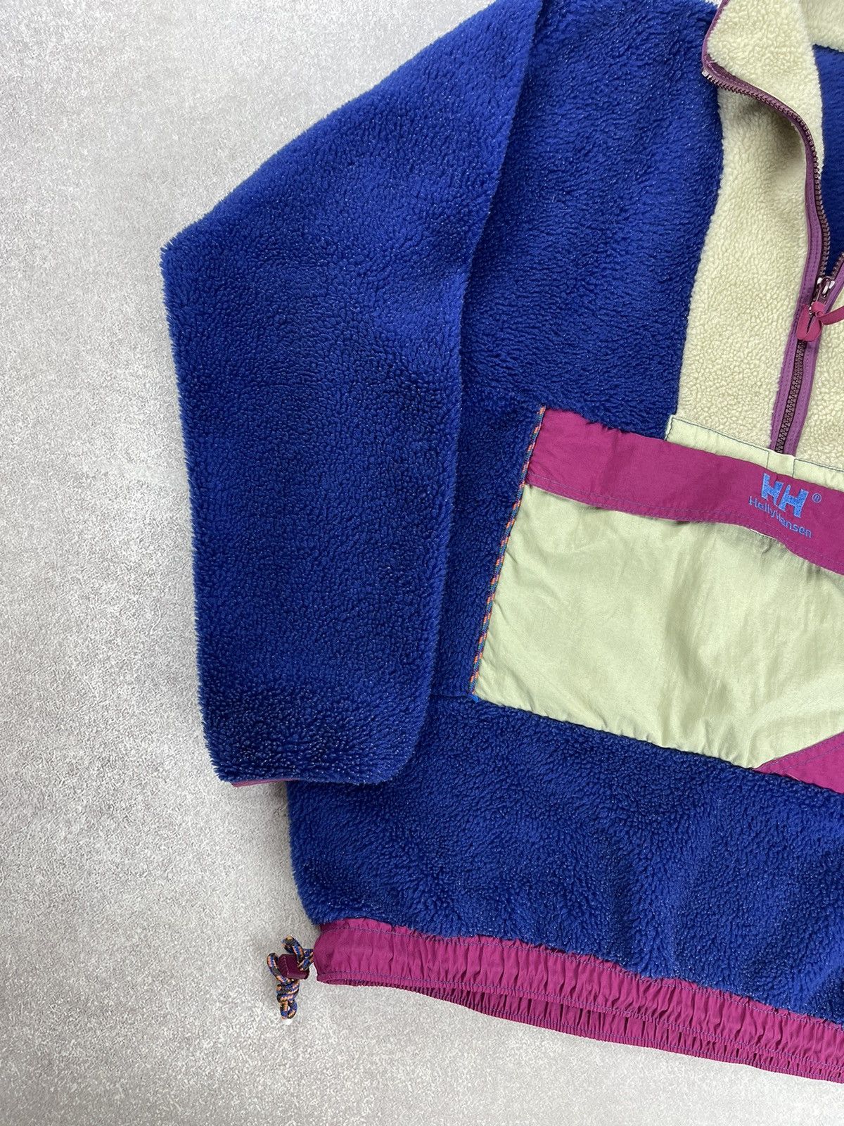 Helly Hansen × Vintage Vintage Helly Hansen Fleece Anorak Jacket Men’s Size US L / EU 52-54 / 3 - 7 Thumbnail