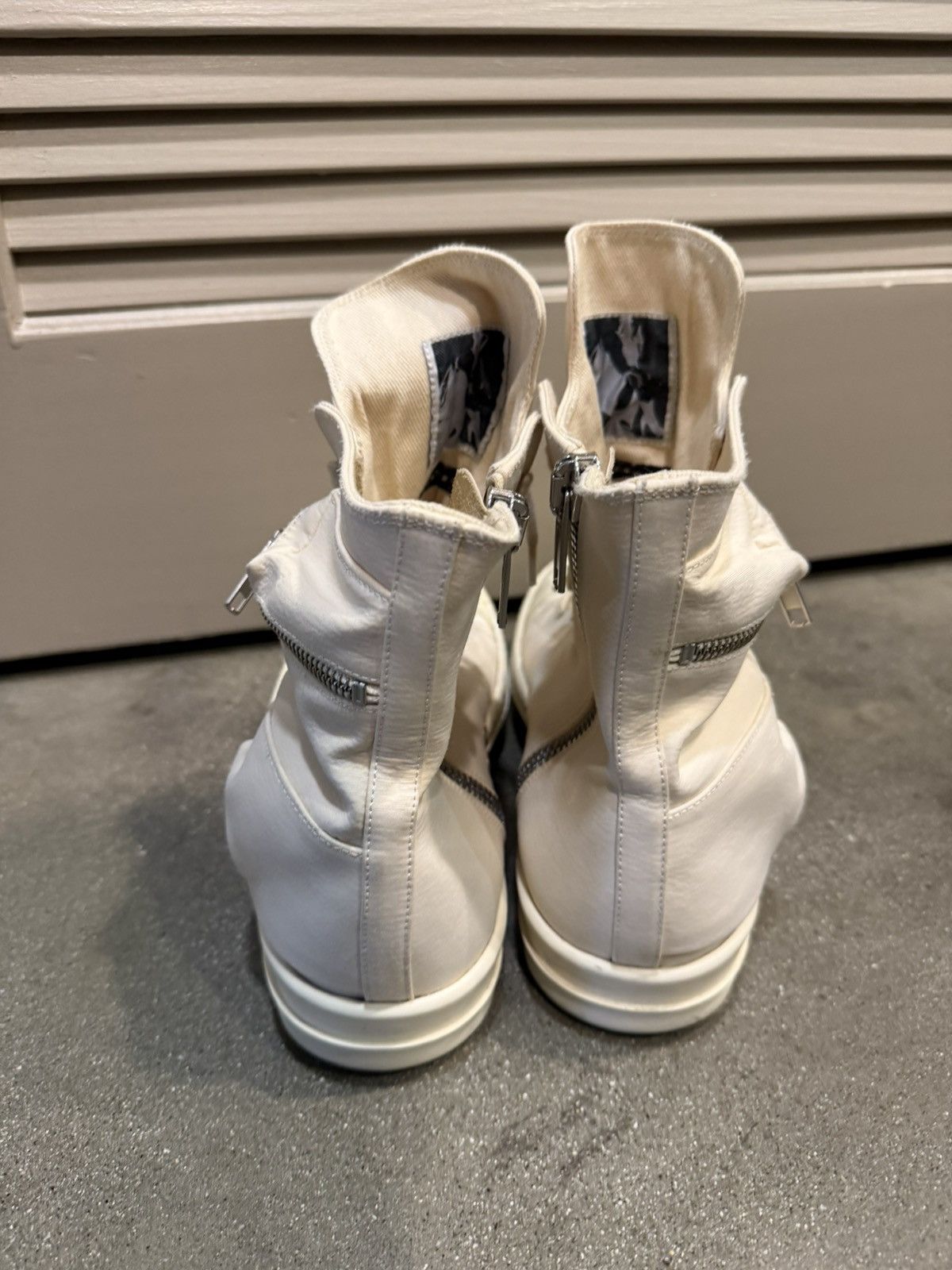 Rick Owens FW19 Cargo Nylon Ramone Hightop Sneakers 43 Size US 10 / EU 43 - 4 Thumbnail