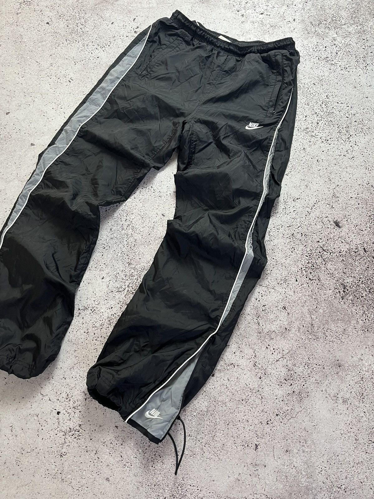 Nike × Vintage 🌵Vintage Nike Track Pant Nylon Drill Pants Cargo Size US 32 / EU 48 - 4 Thumbnail