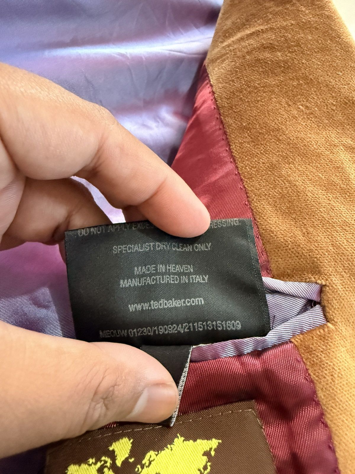 Ted Baker Ted Baker Brown Suede Jacket Size 38R - 8 Thumbnail