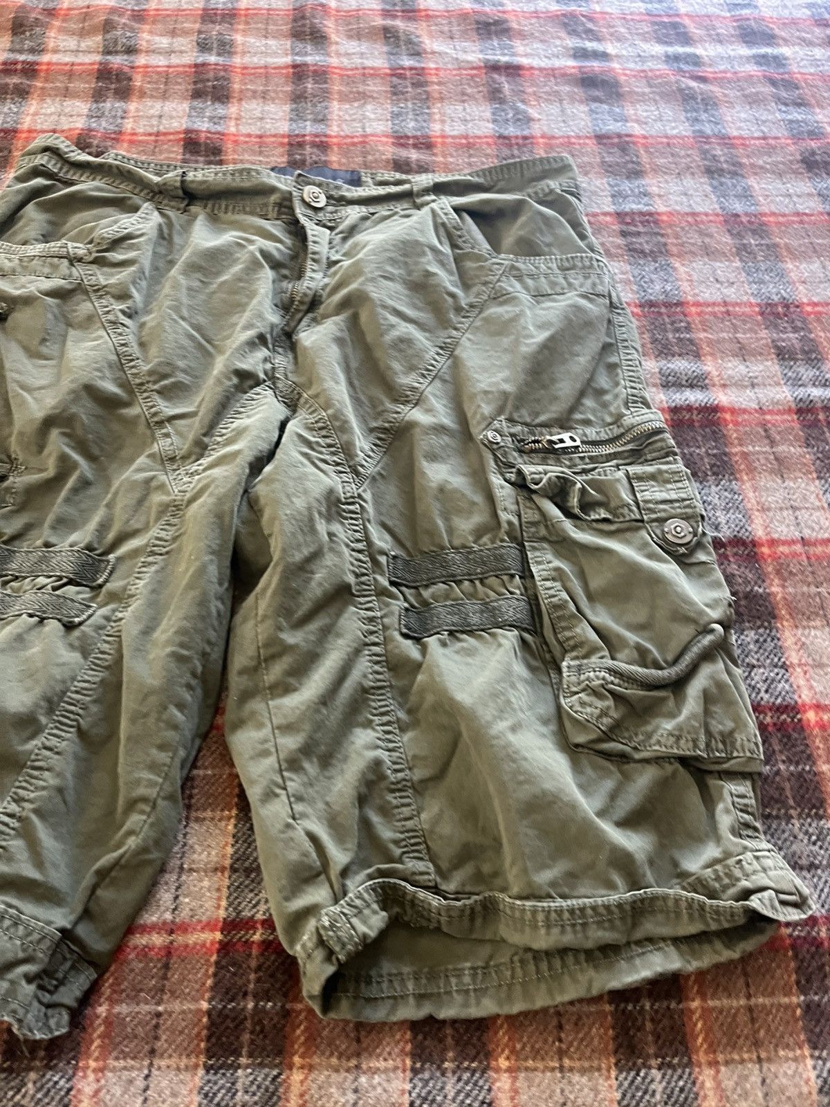 Waste(twice) Y2K 2000’s Twoce Multipocet Military Grunge Wear shorts 36 Size US 36 / EU 52 - 3 Thumbnail
