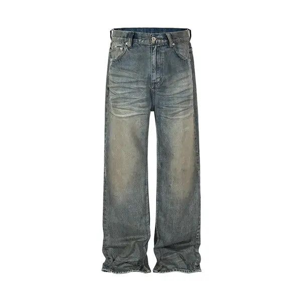 VIBE Washed Dirty Distressed jeans trousers y2k Size US 34 / EU 50 - 3 Thumbnail