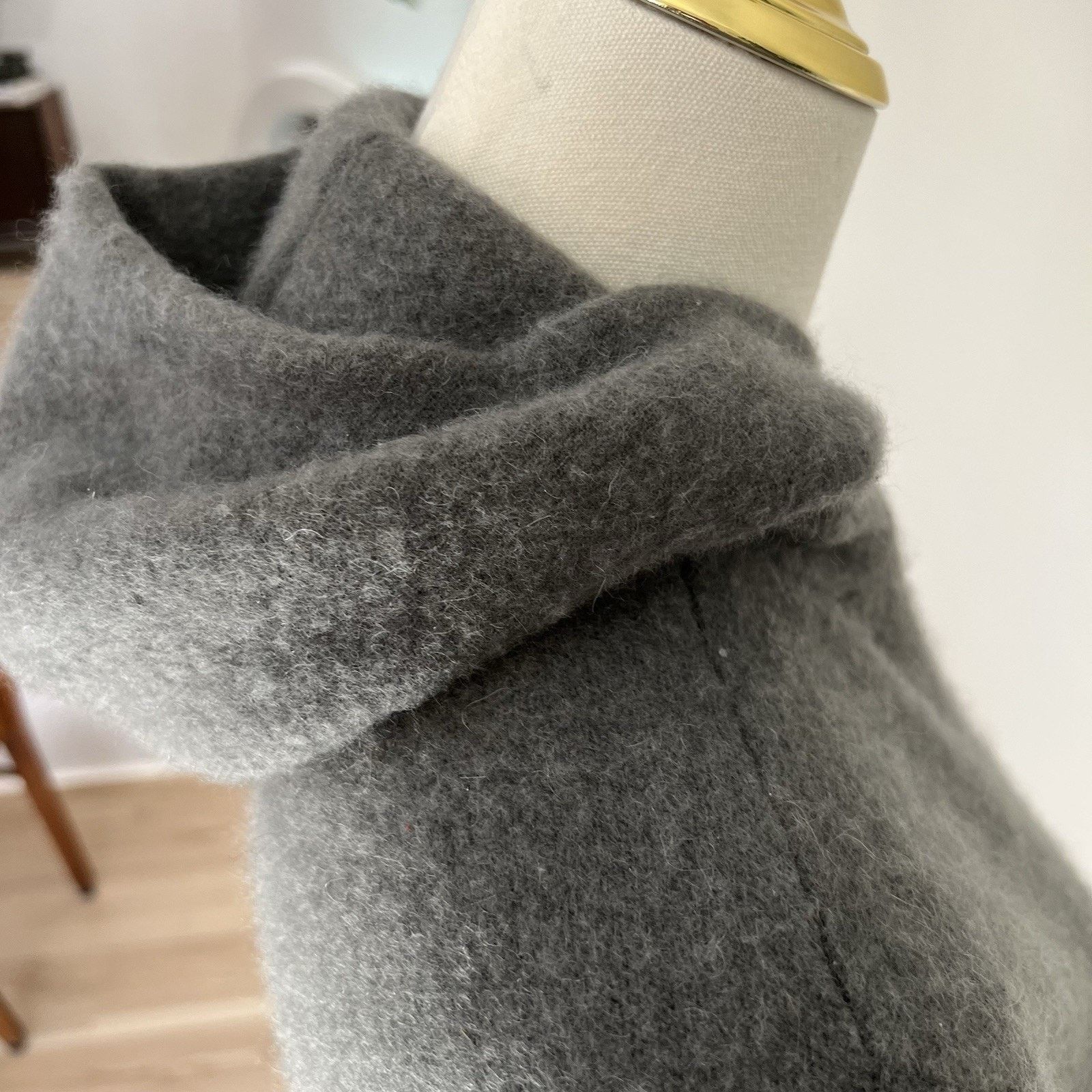 Vince $495 Vince Cashmere Pullover Hoodie Grey XS Women Sweater Size XS / US 0-2 / IT 36-38 - 7 Thumbnail
