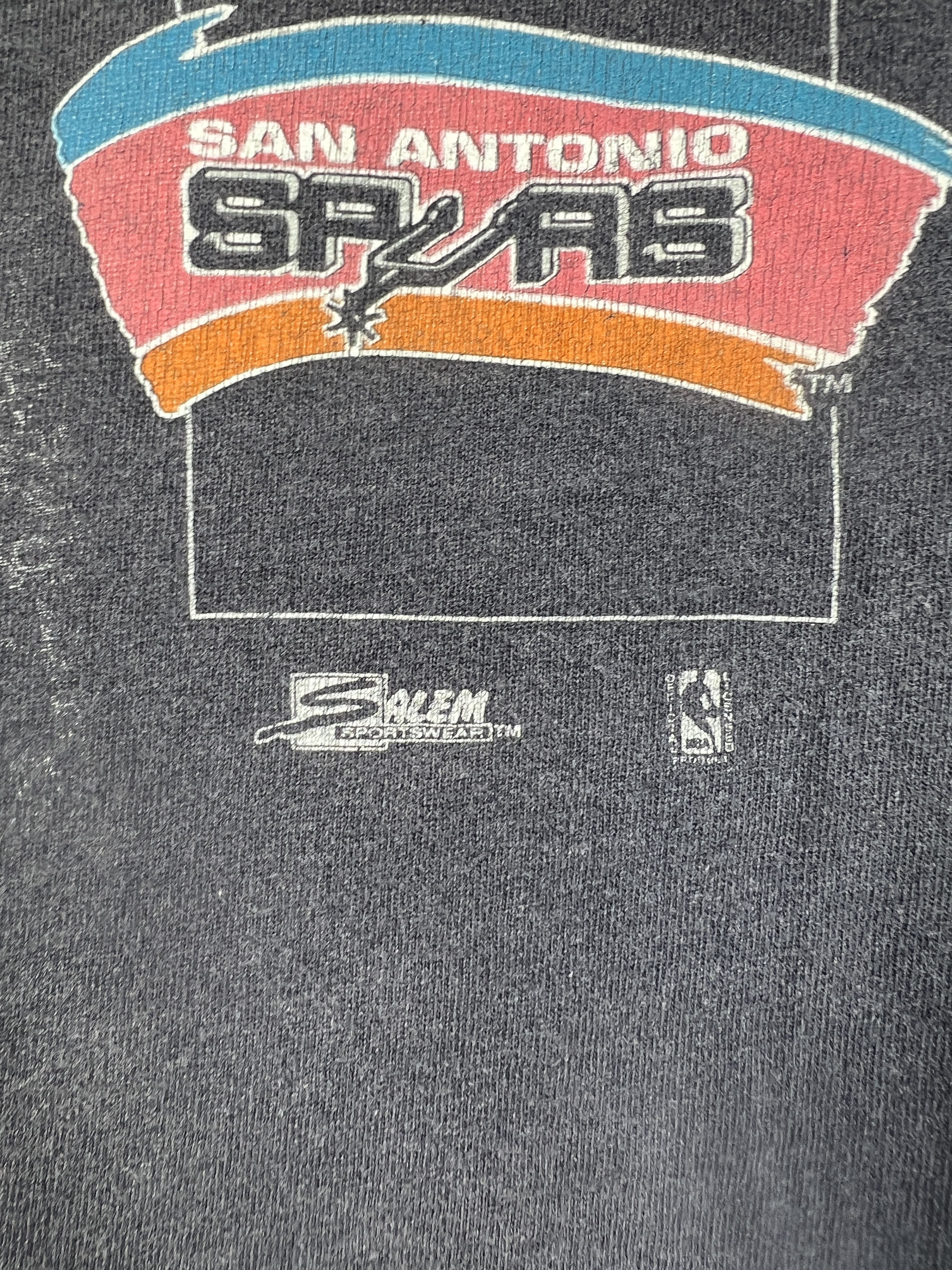 Salem Sportswear No.4910 Vintage 90s Salem NBA San Antonio Spurs (Youth) Size US XXS / EU 40 - 5 Thumbnail