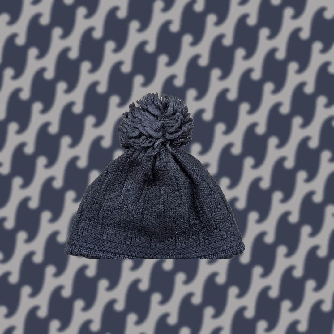 Vintage Eisbar Womens Beanie Hat Size M-L Wool Blend Lined Pom Pom Thermal Size ONE SIZE - 1 Thumbnail