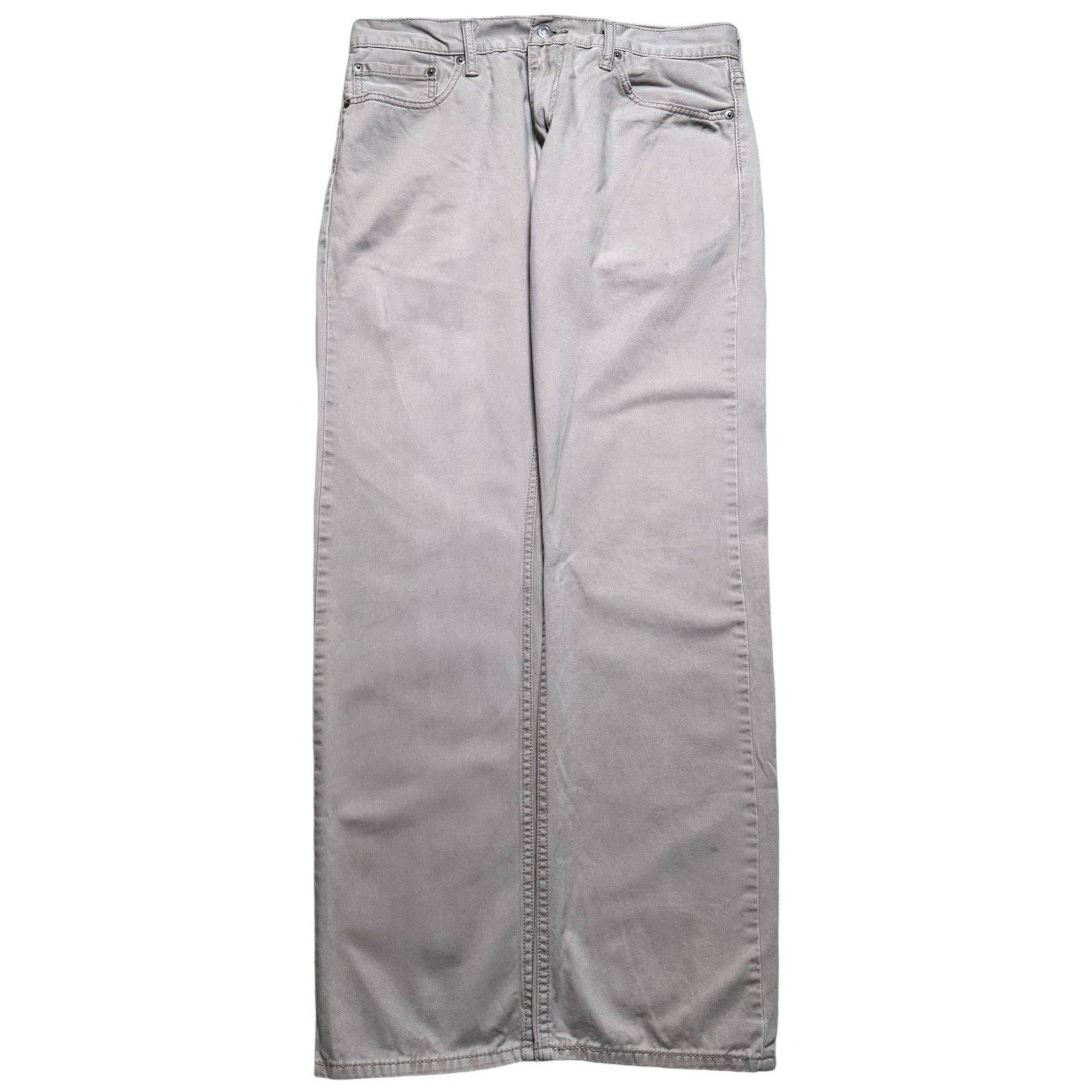 Levi's Vintage Y2K Levi's 514 Beige Khaki Pants Skater 34 x31 Size US 34 / EU 50 - 3 Thumbnail