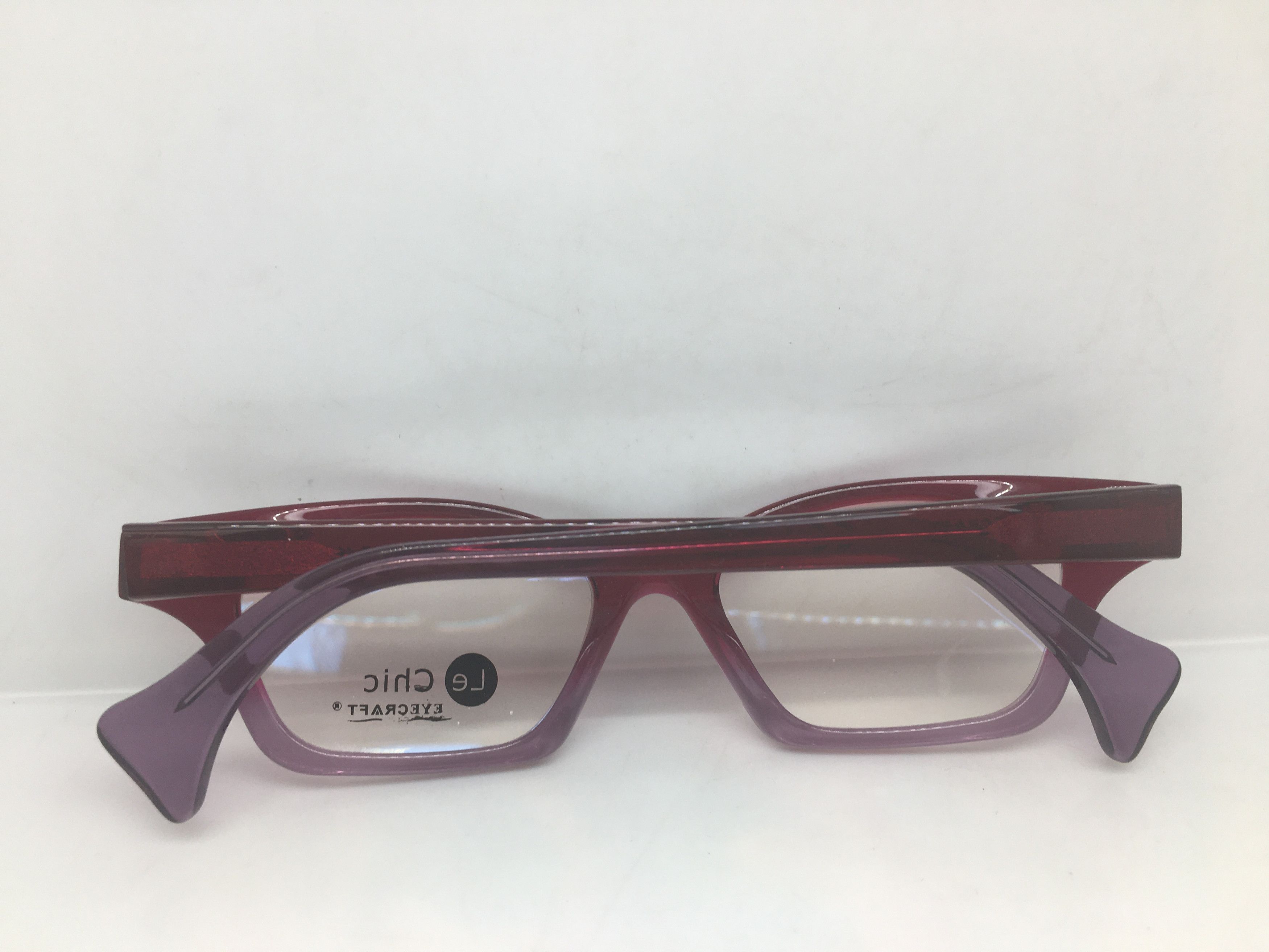 Other EYECRAFT 3002C Purish Red Cateye Eyeglasses Frame Size ONE SIZE - 7 Thumbnail