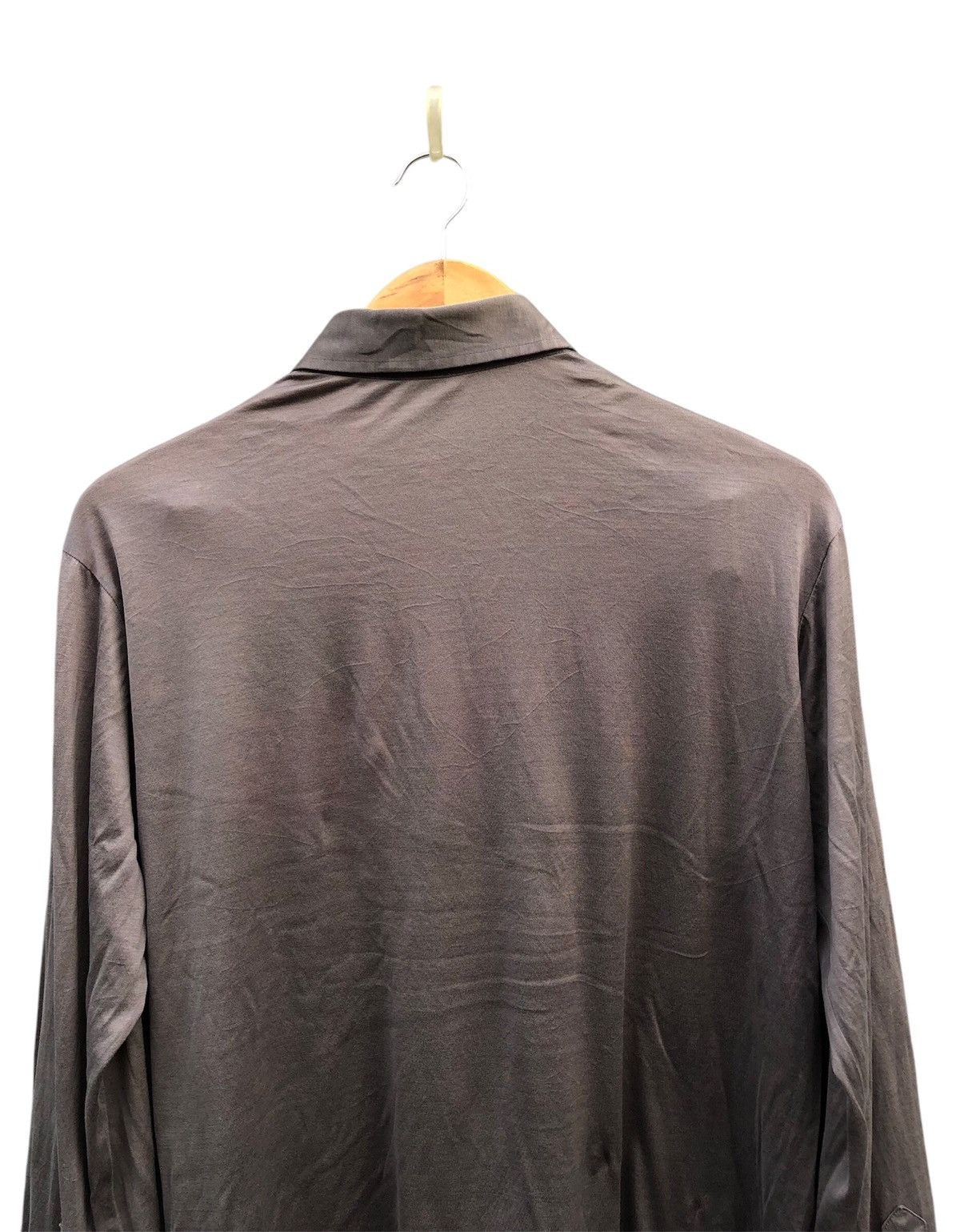 Vintage Yves Saint Laurent Half Button Up Long Sleeve Tee Size US M / EU 48-50 / 2 - 6 Thumbnail