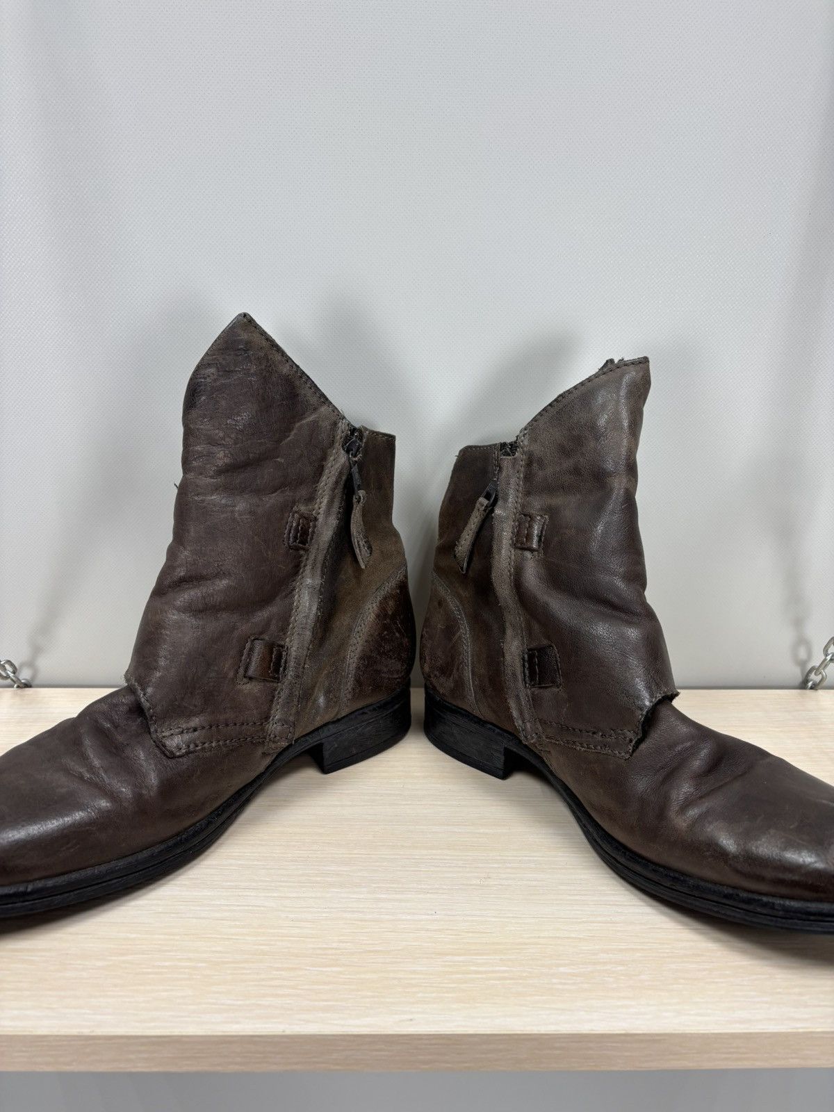 A.S.98 Womens leather boots Sansibar Size 40 Color Brown Size US 10 / IT 40 - 7 Thumbnail