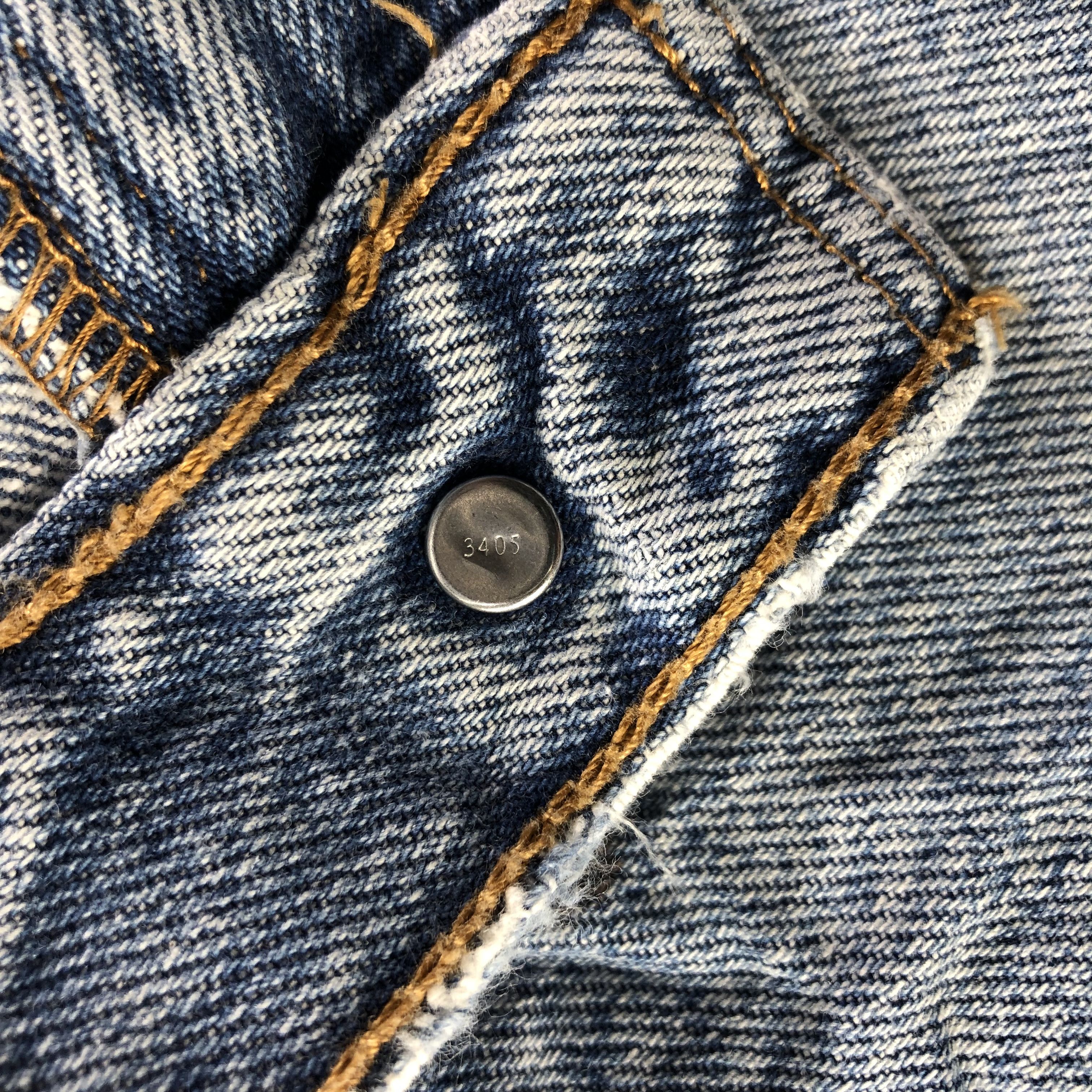 Levi's Vintage Blue Wash Levis 505 Jeans-J3212 Size US 35 - 9 Thumbnail