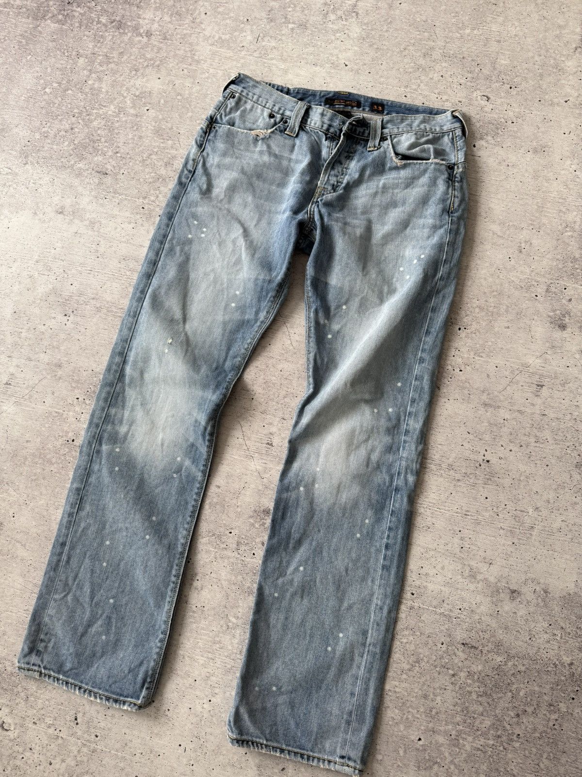 Ed Hardy Vintage Y2K Ed Hardy x Christian Audigier Boys Denim Pants Size US 33 - 3 Thumbnail