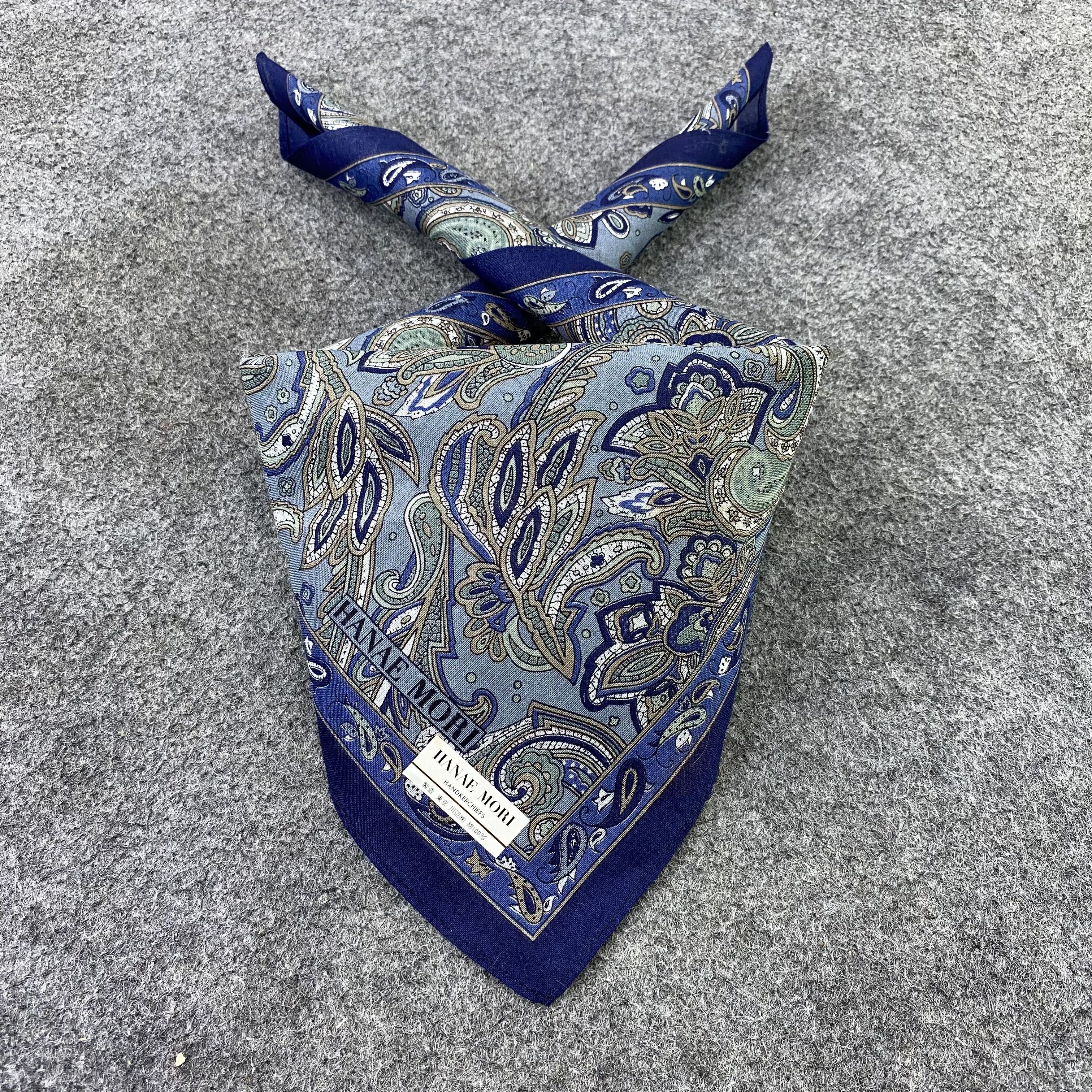 Hanae Mori Hanae Mori paislee Handkerchief / Bandana / Neckerchief-B669 Size ONE SIZE - 2 Thumbnail