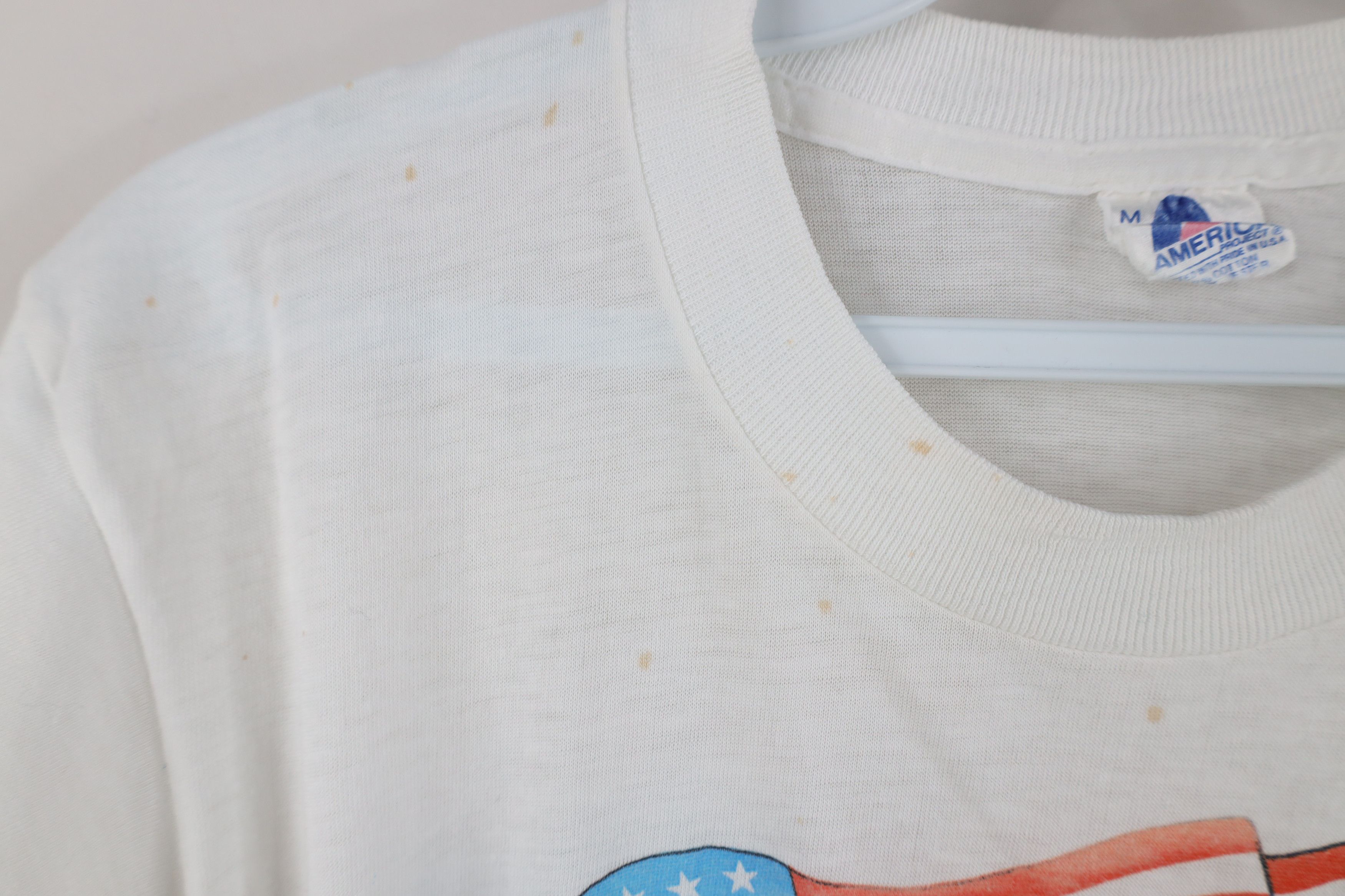 Vintage Vintage 80s Paul II Catholic Christian T-Shirt White USA Size M / US 6-8 / IT 42-44 - 8 Thumbnail