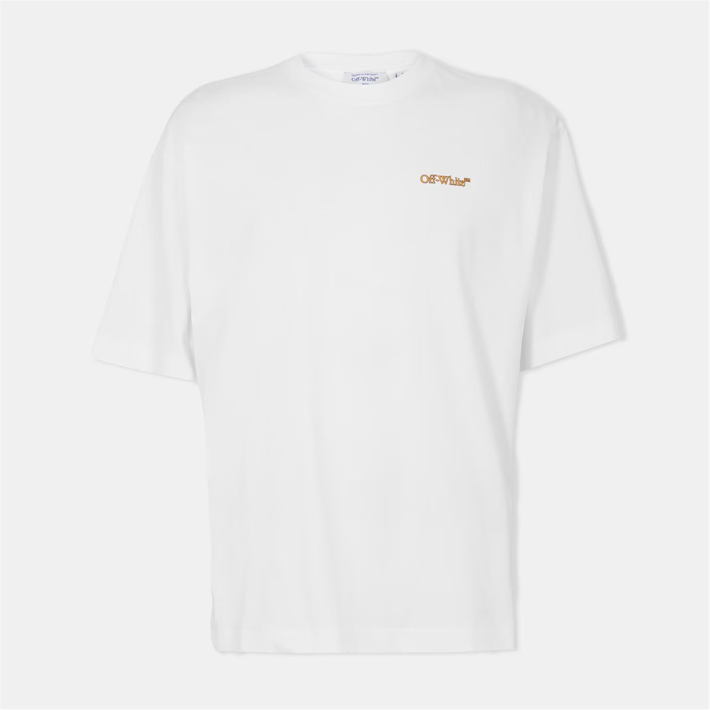 Off-White o1g2r1mq0226 Arrow Skate T-Shirt In White Size US XL / EU 56 / 4 - 1 Thumbnail