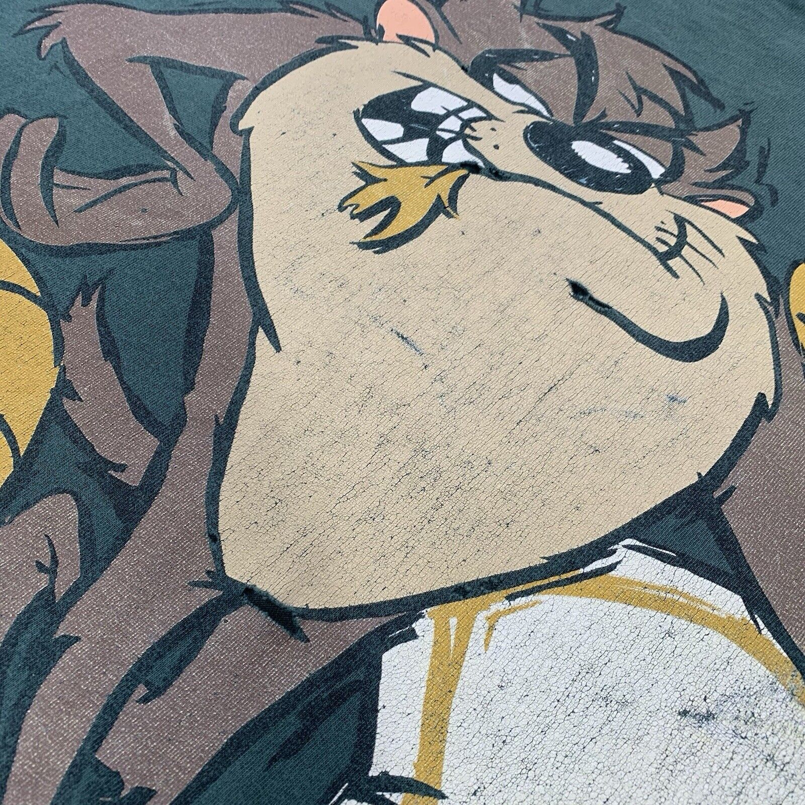 Vintage Vintage 1995 Looney Tunes Taz Eats Basketball T-Shirt Size US XXL / EU 58 / 5 - 3 Thumbnail
