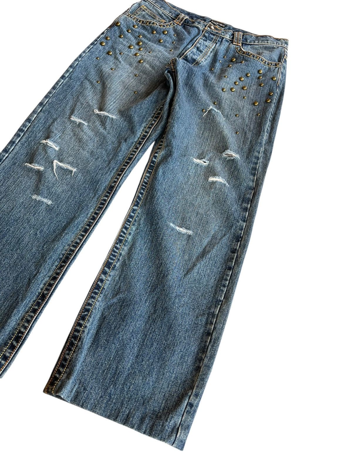 Japanese Brand Amore Puro Distress Jean Size US 32 / EU 48 - 9 Thumbnail