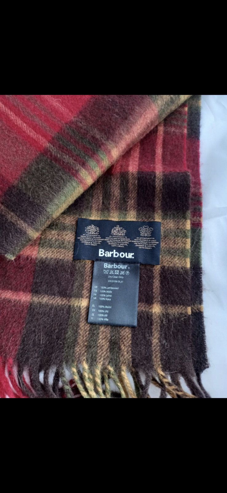 Barbour Scarf Barbour Size ONE SIZE - 5 Thumbnail