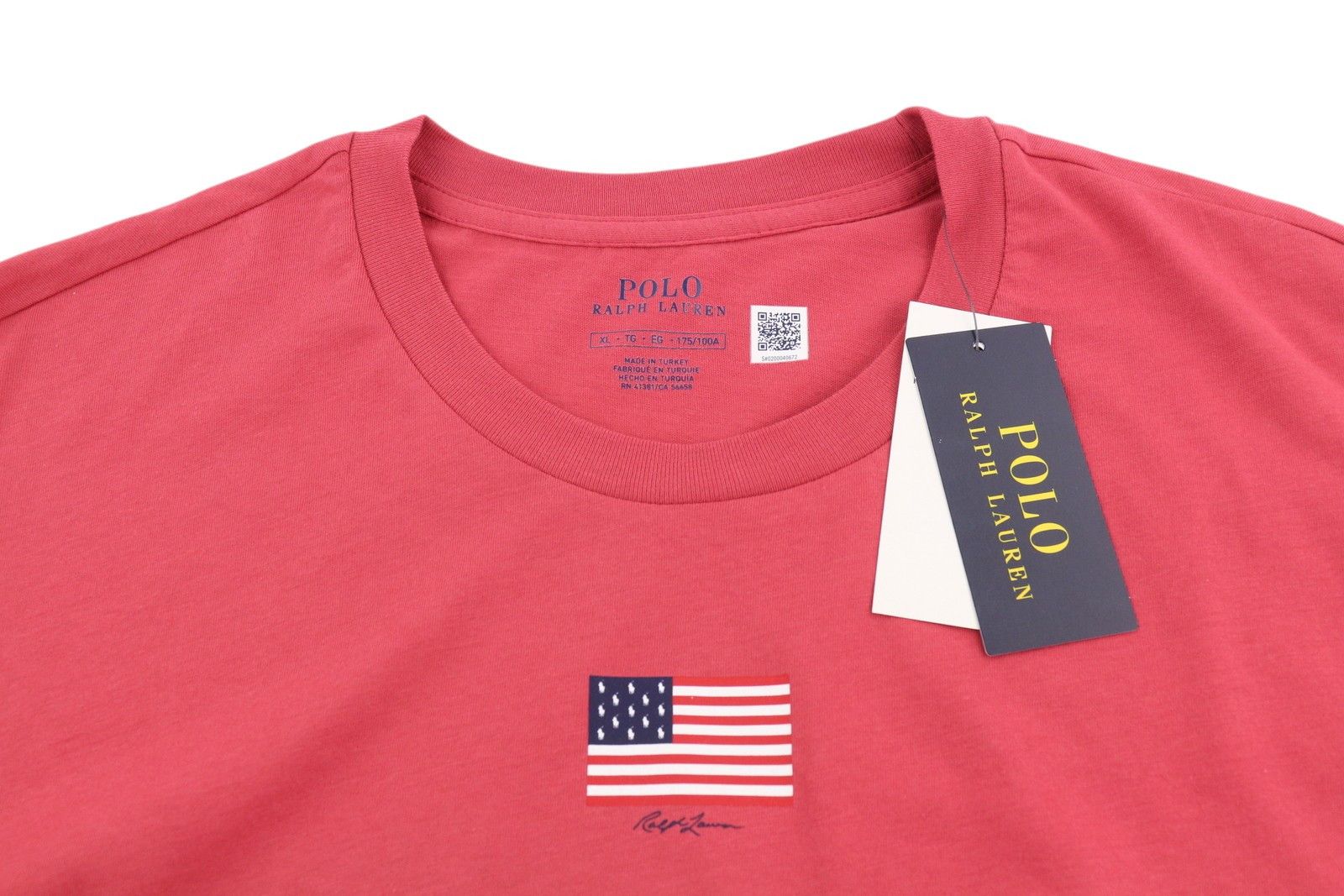 Polo Ralph Lauren XL Red Short Sleeve Crew Neck Tricot T-Shirt 84723 Size XL / US 12-14 / IT 48-50 - 4 Thumbnail