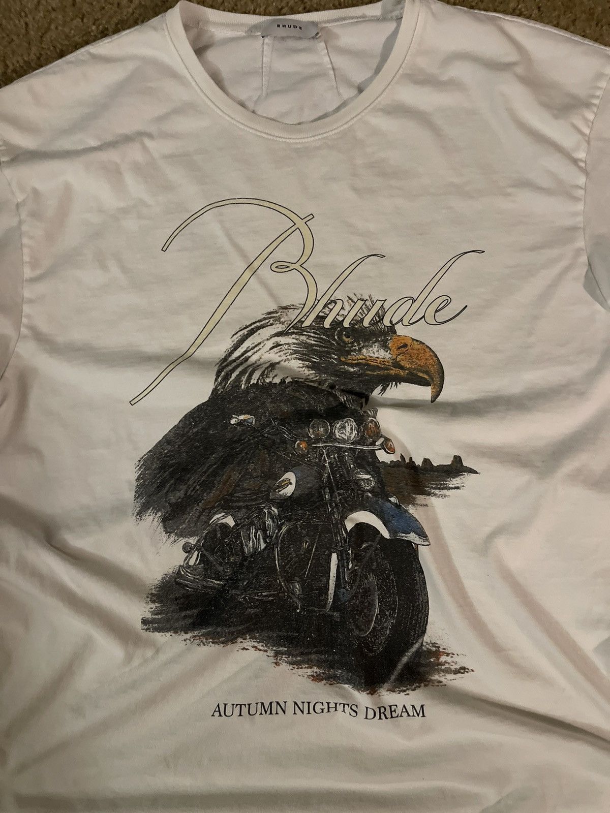 Rhude RHUDE EAGLE DREAM T-SHIRT Size US M / EU 48-50 / 2 - 6 Thumbnail