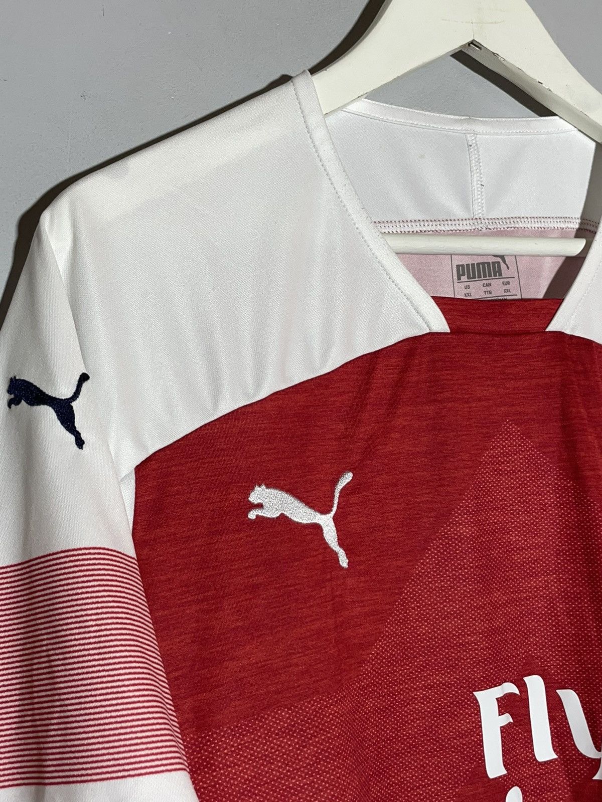 Puma Arsenal FC Puma 2018/19 Home Y2k Hype Football Shirt Size US XXL / EU 58 / 5 - 4 Thumbnail